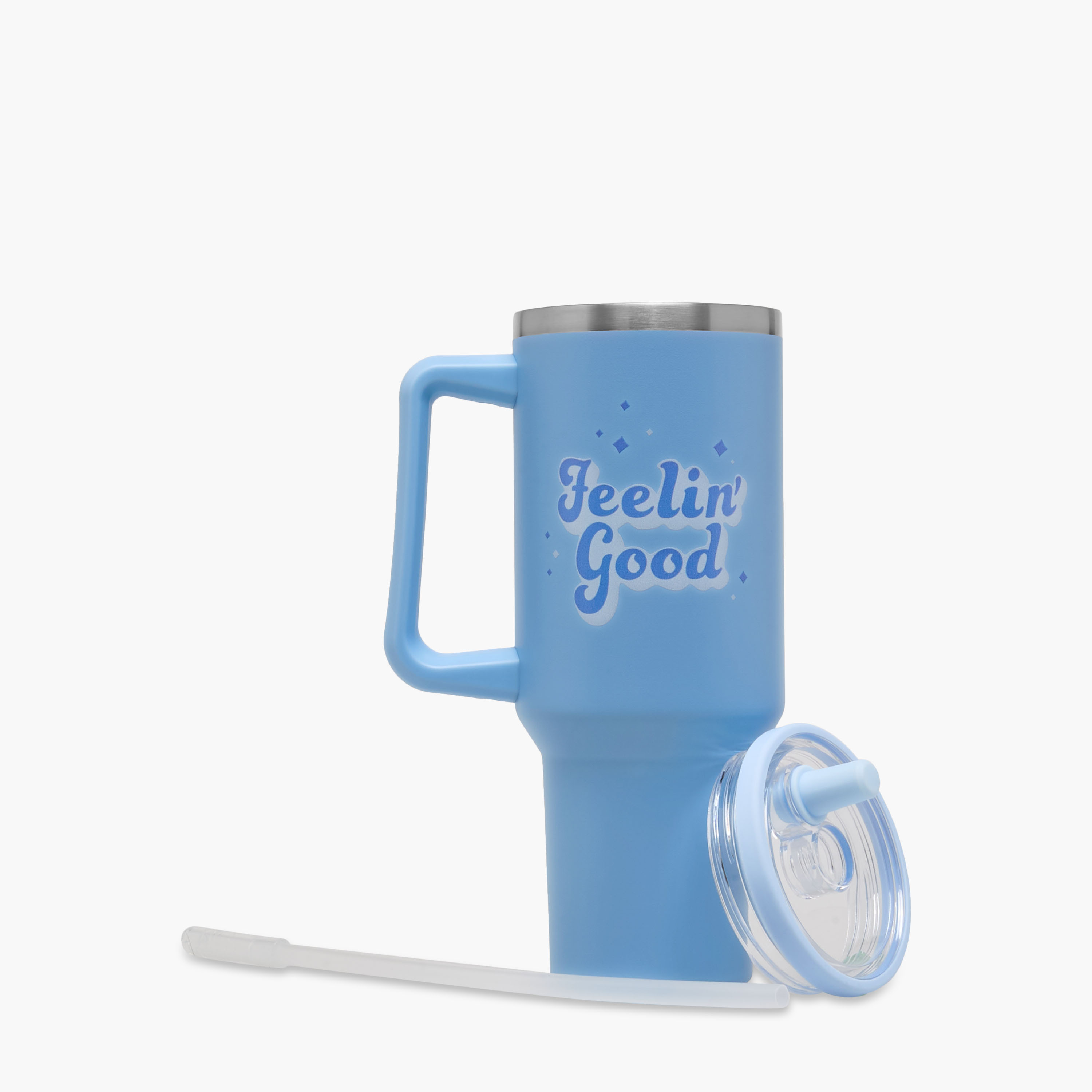 Feelin' Good Print Double Wall Vaccum Sipper - 1.2 L-school-waterbottles-image-2