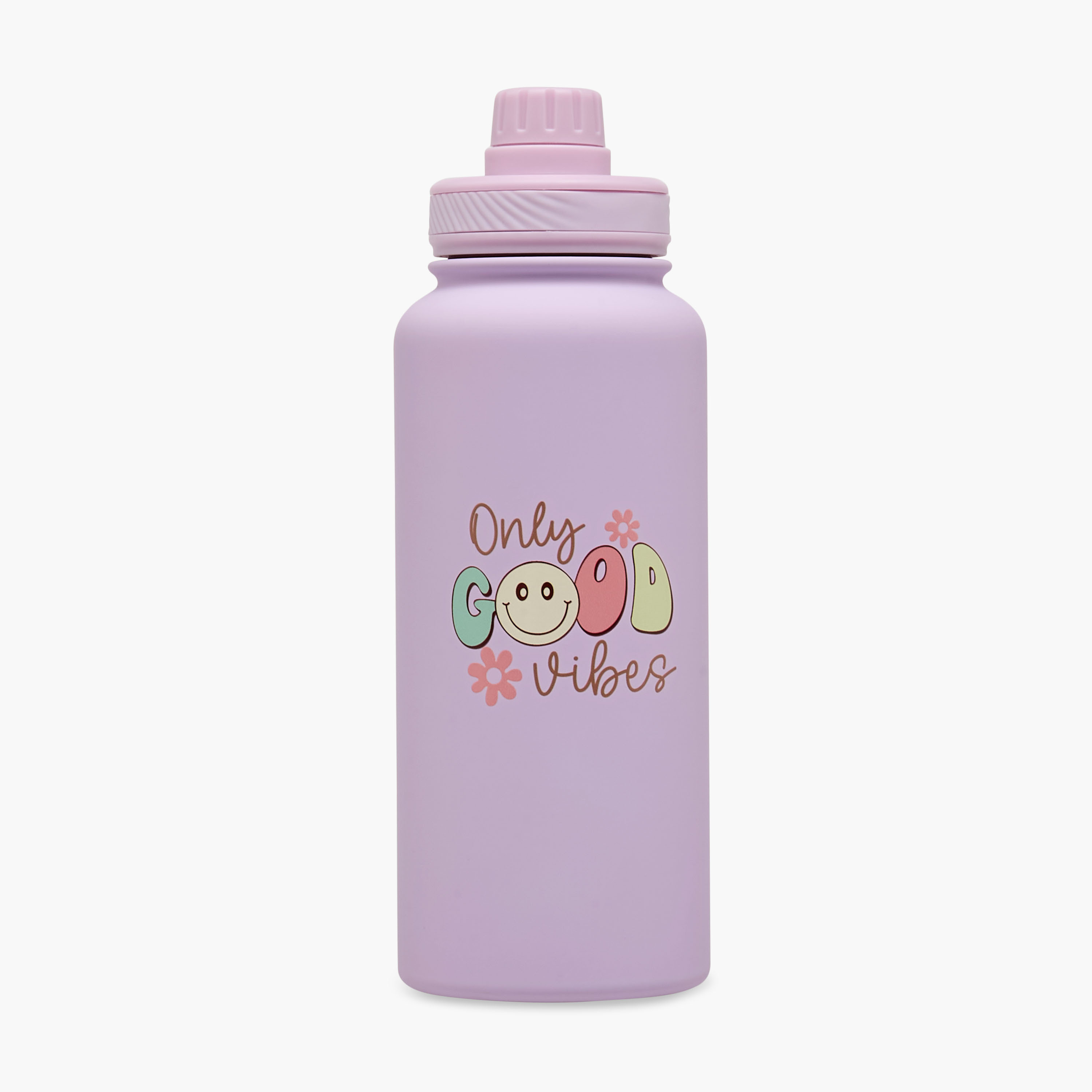 قارورة مياه بجدار مزدوج وطبعات - 1 لتر-household-dining-drinkserveware-bottles-image-1