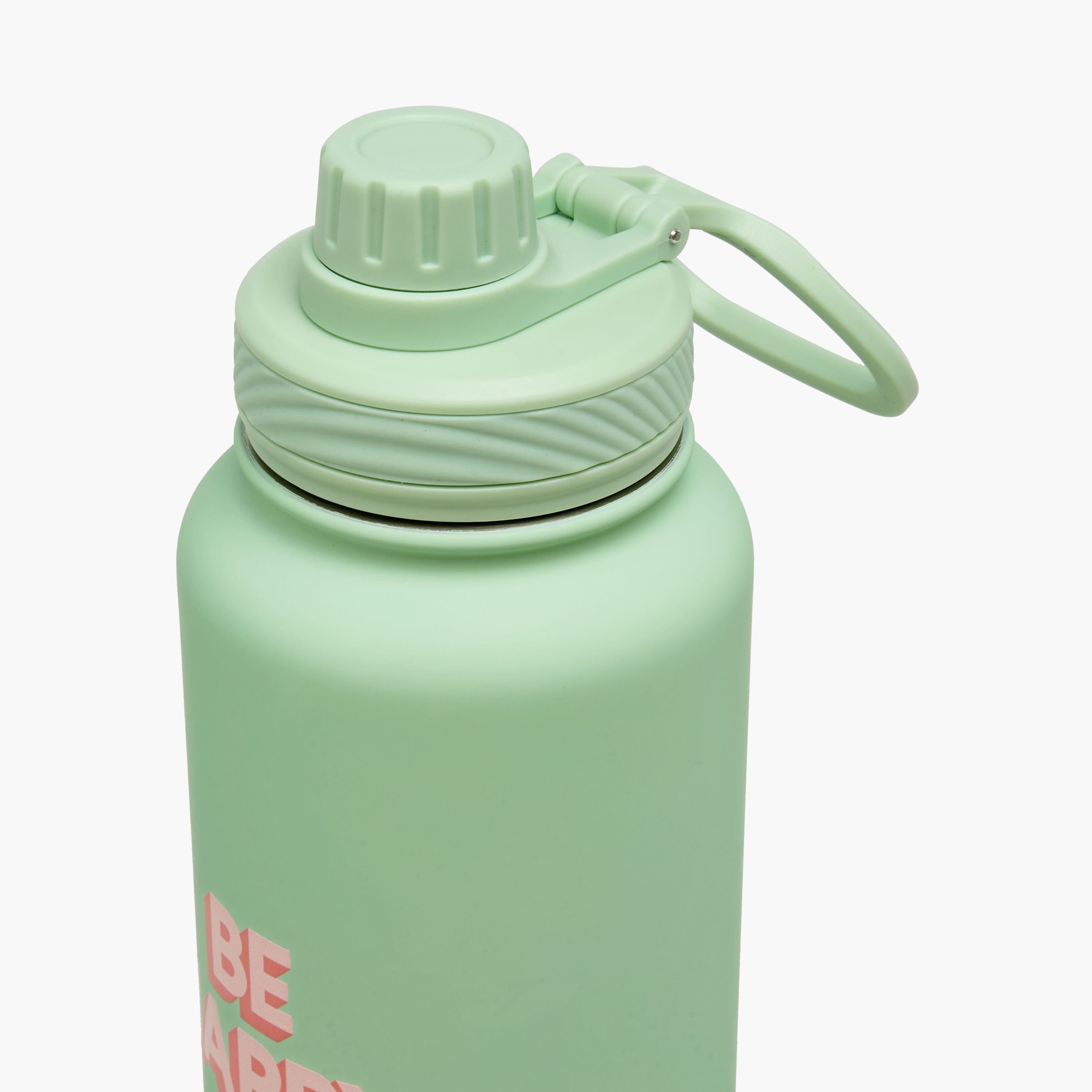 Be Happy Print Double Wall Water Bottle - 1 L-school-waterbottles-image-3