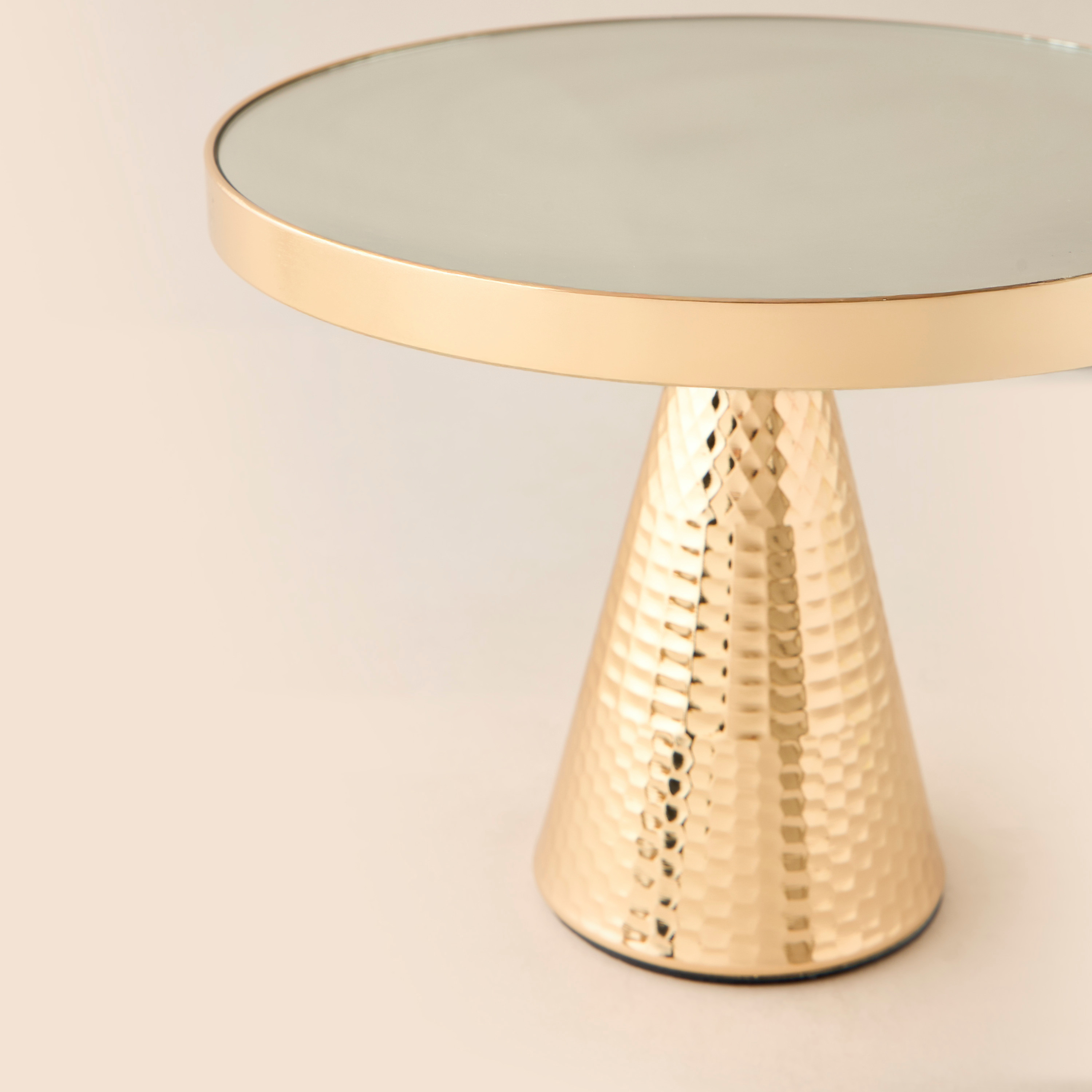 Decorative Stand with Glass Base - 21x15 cms-household-decor-boxesandtrays-image-4