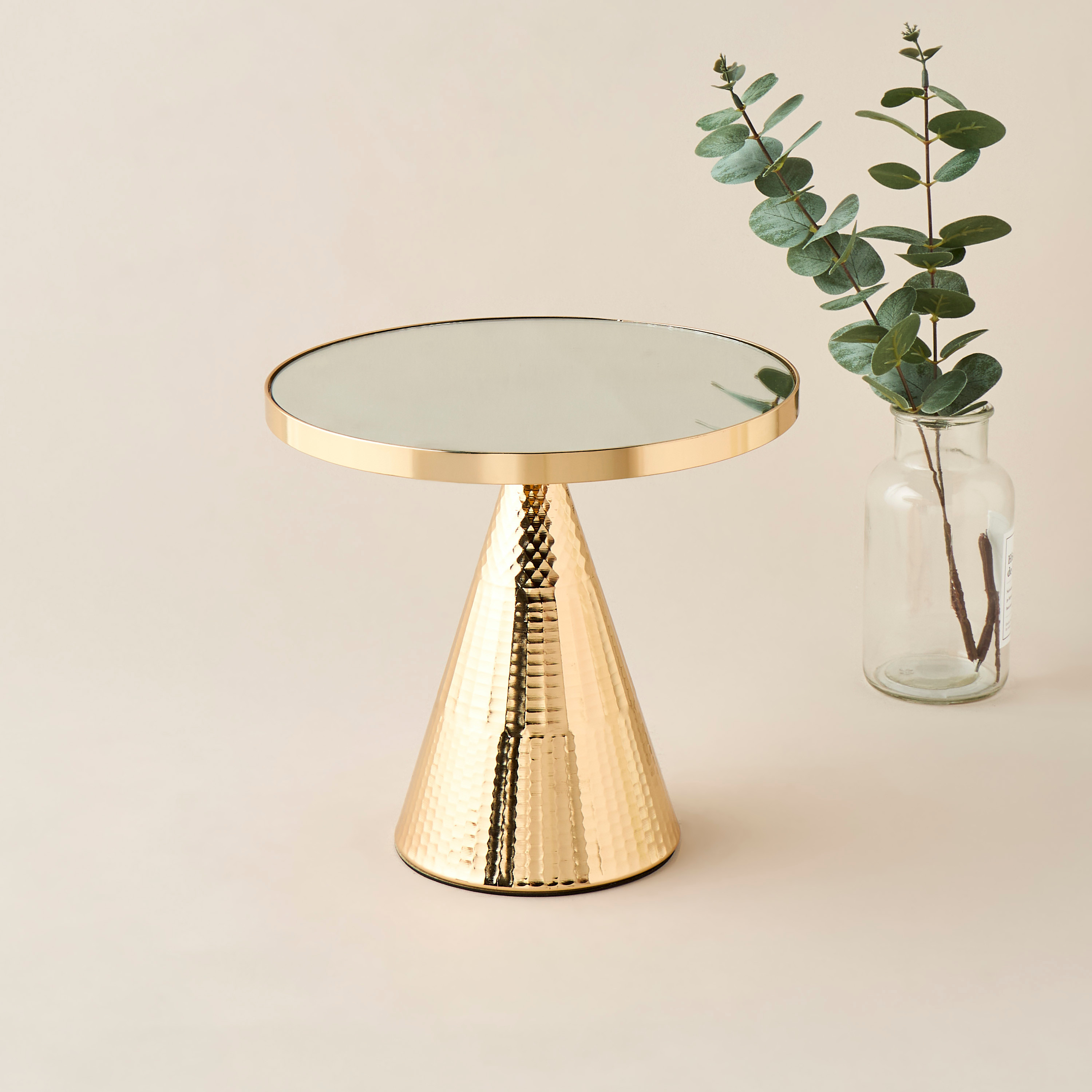 Decorative Stand with Glass Base - 26x23 cms-household-decor-boxesandtrays-image-1