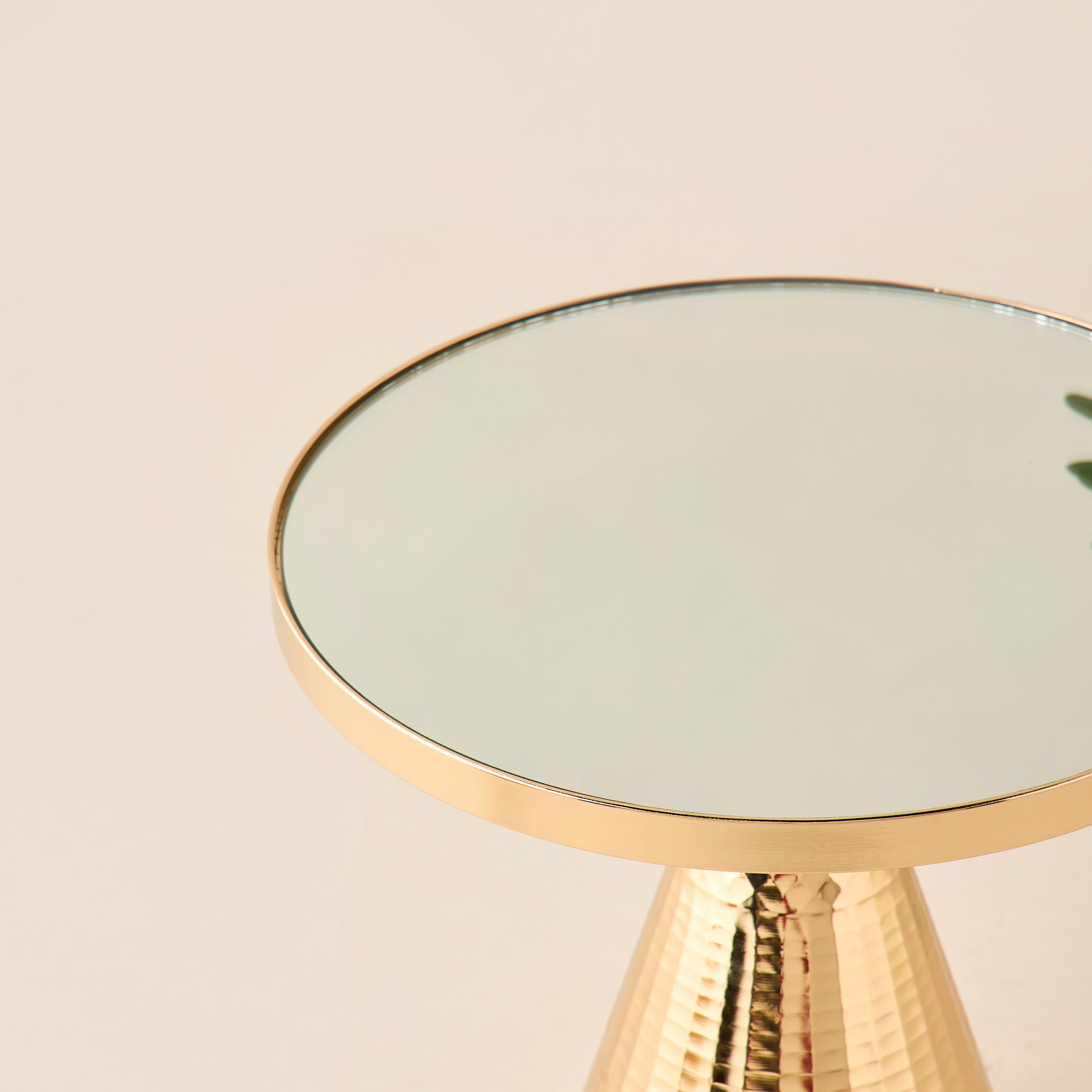Decorative Stand with Glass Base - 26x23 cms-household-decor-boxesandtrays-image-4