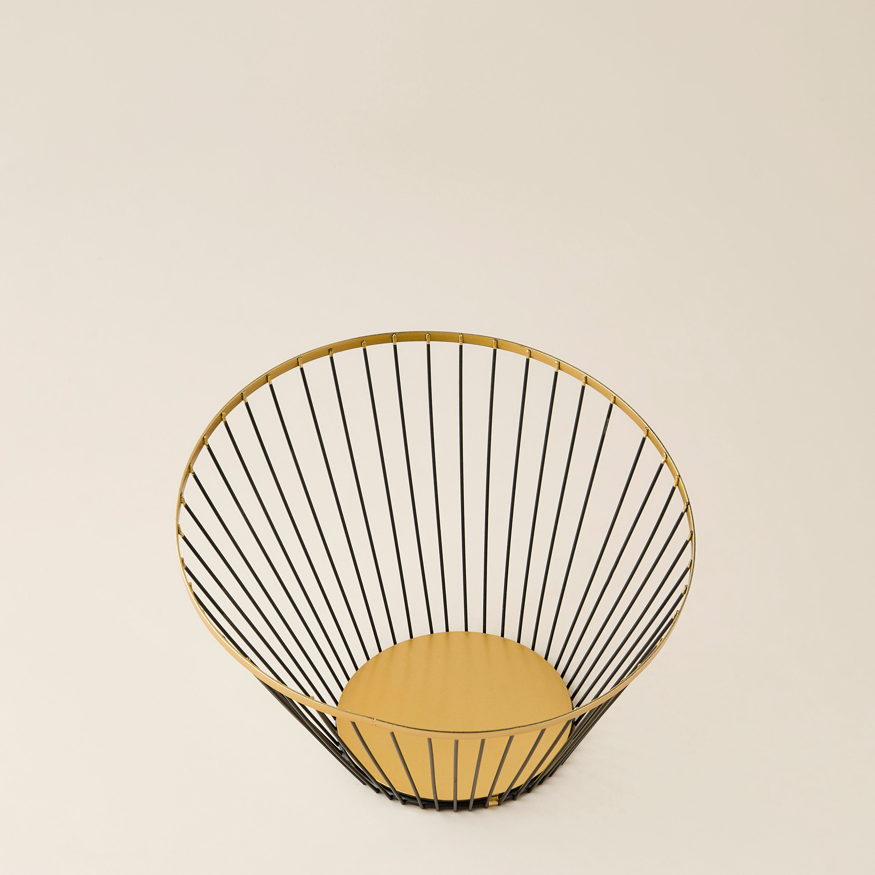 Decorative Metal Basket - 30x29x20 cms-household-storage-storagesolutions-storageboxesandbaskets-image-4