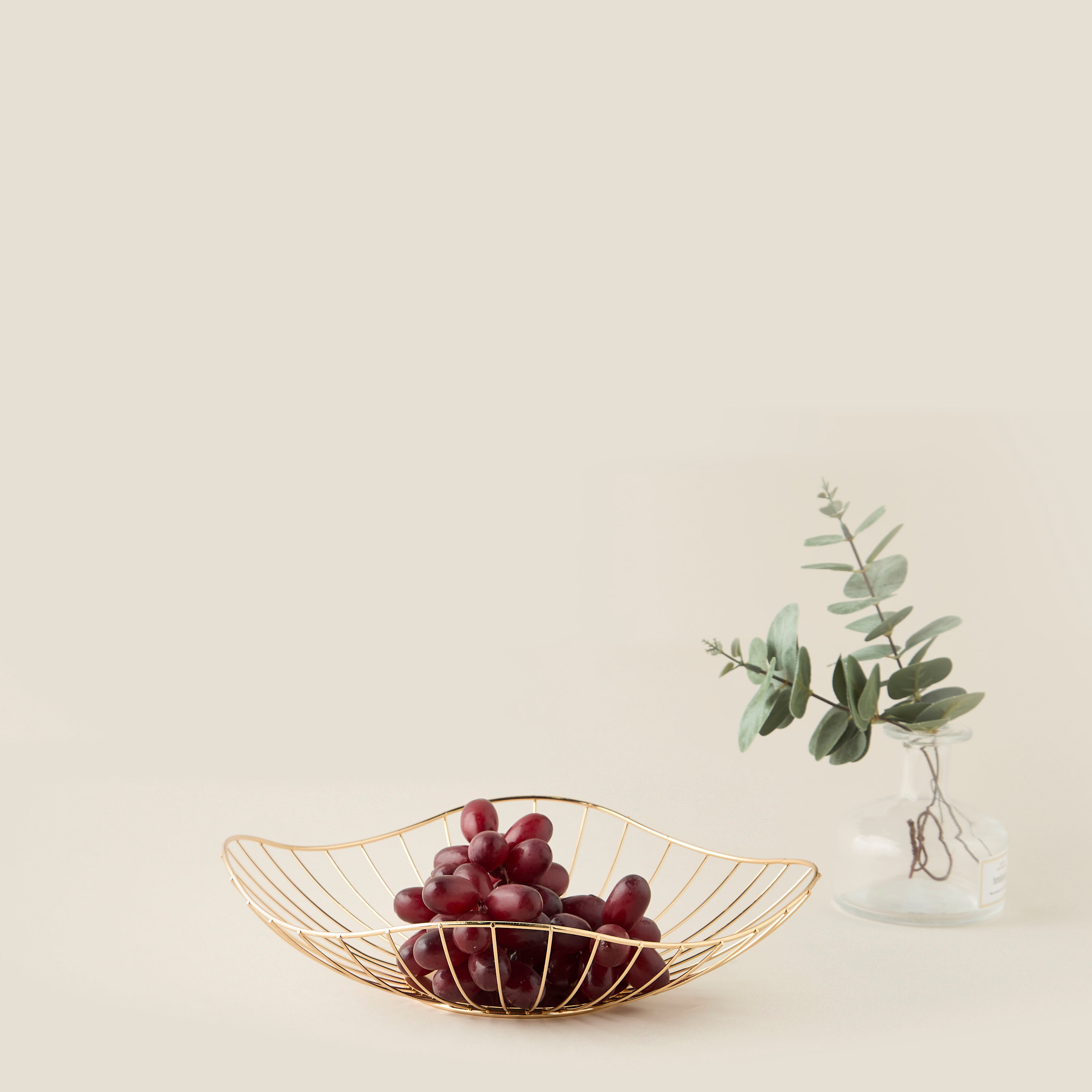 Decorative Metallic Basket - 27x7 cms-household-storage-storagesolutions-storageboxesandbaskets-image-2