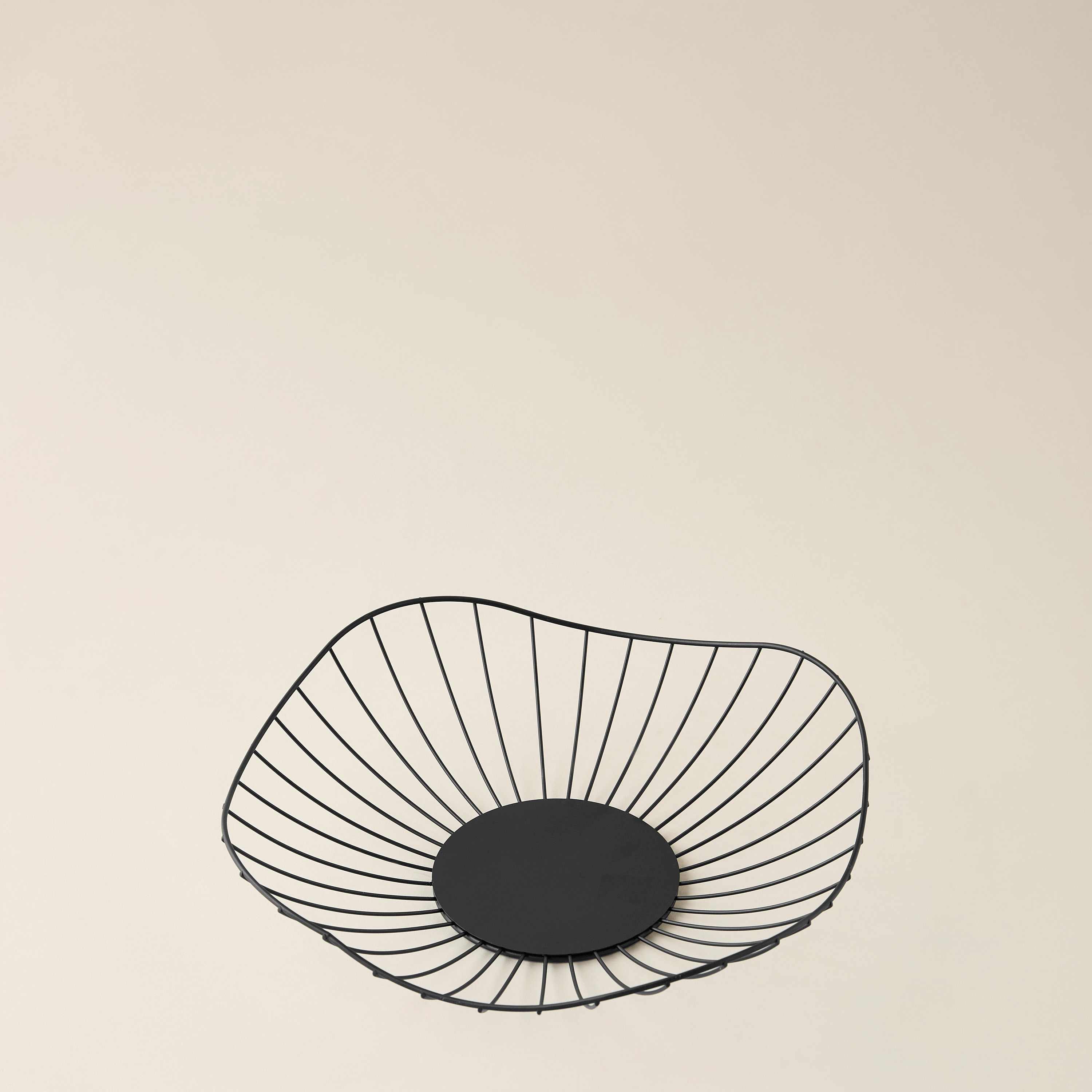 Decorative Metal Basket - 27x7 cms-household-storage-storagesolutions-storageboxesandbaskets-image-3