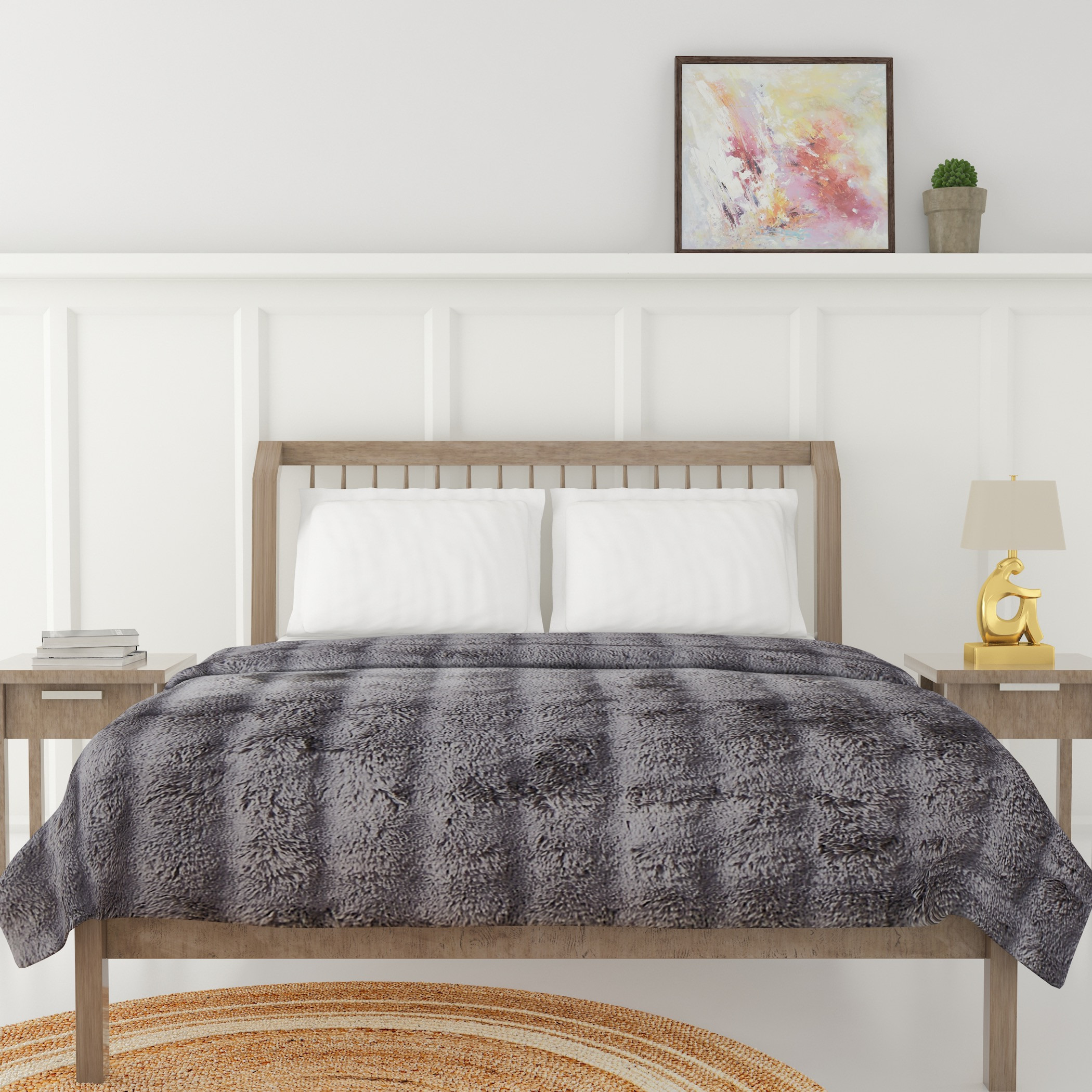 بطانية فرو صناعي من بابل-  150x200 سم-household-bedding-blankets-image-1