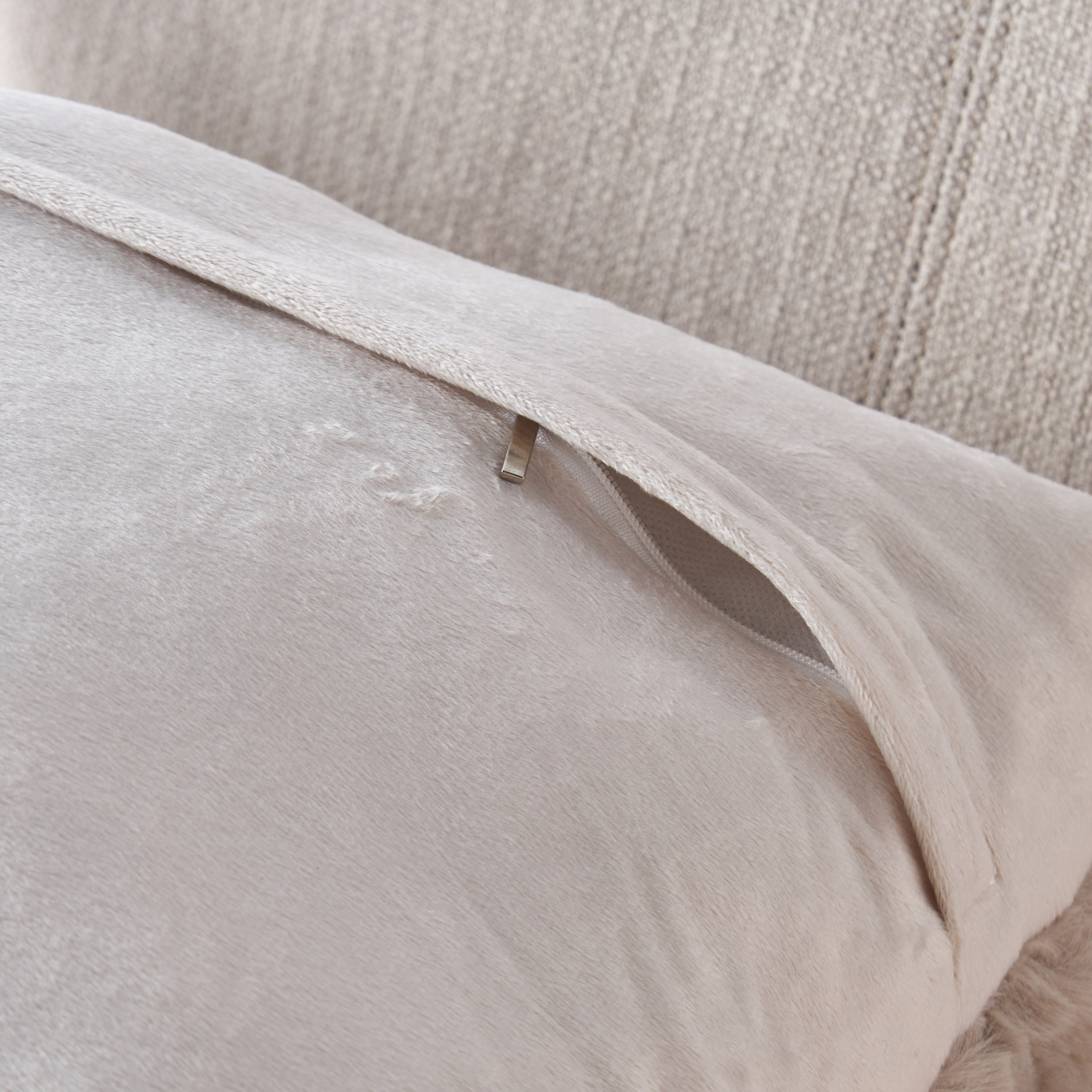 Gia Como - Bubble Rabbit Fur Cushion - Oyster† -household-cushionsandthrows-filledcushions-decorativecushions-image-4