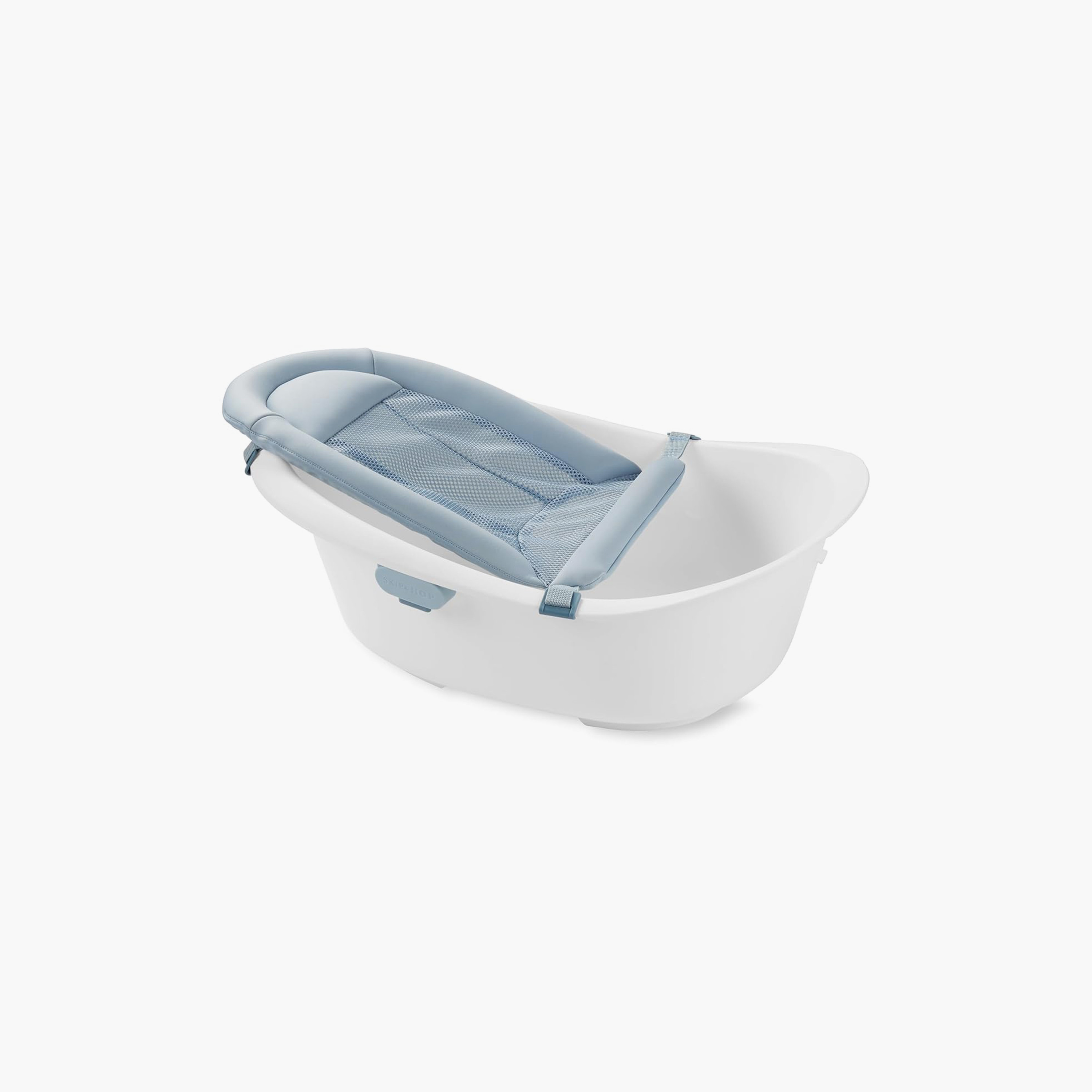 Skip Hop 4-in-1 Non-Slip Surface Multi Stage Bath Tub with Drain Plug - Newborns+-baby-bathandcare-bathtubs-image-1