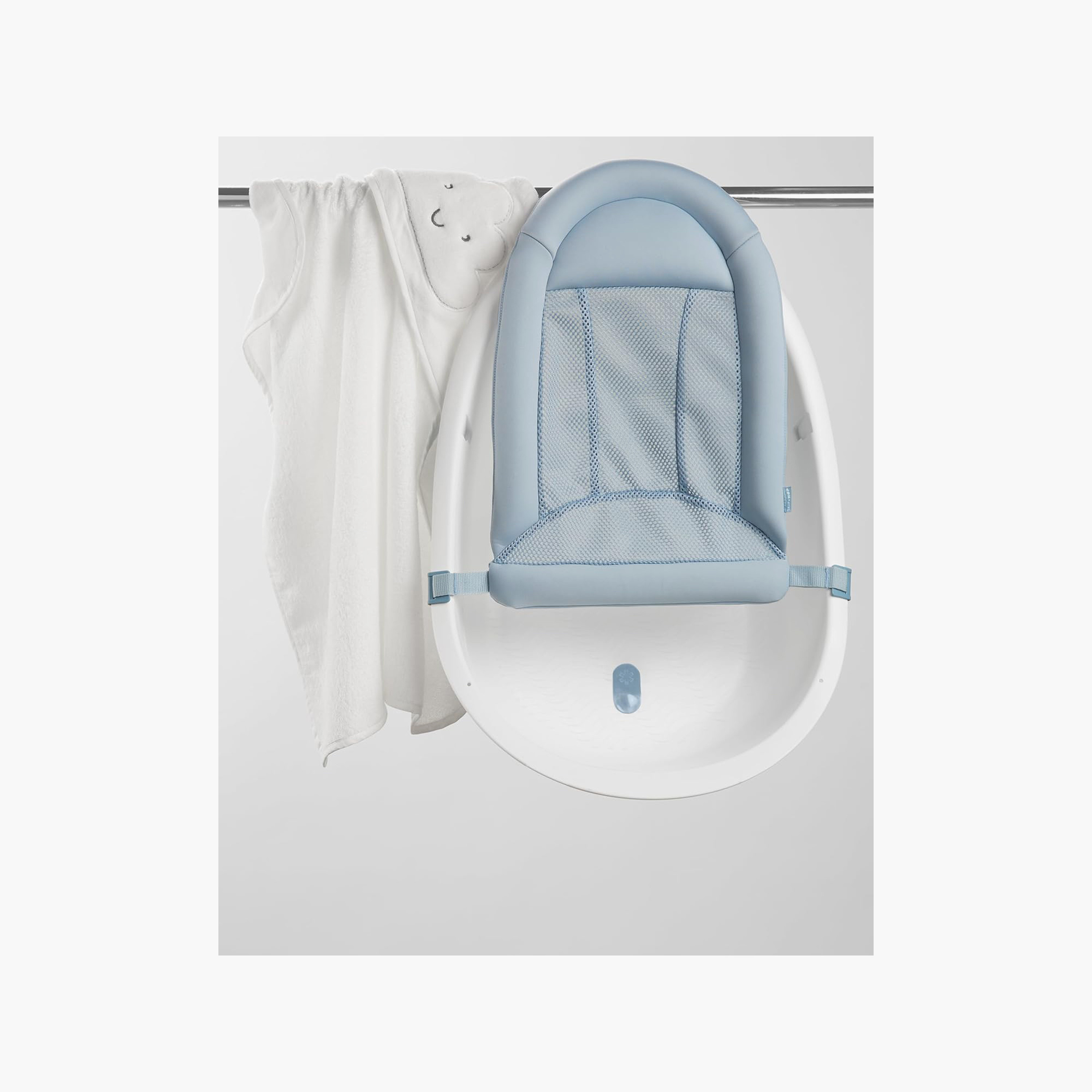 Skip Hop 4-in-1 Non-Slip Surface Multi Stage Bath Tub with Drain Plug - Newborns+-baby-bathandcare-bathtubs-image-5