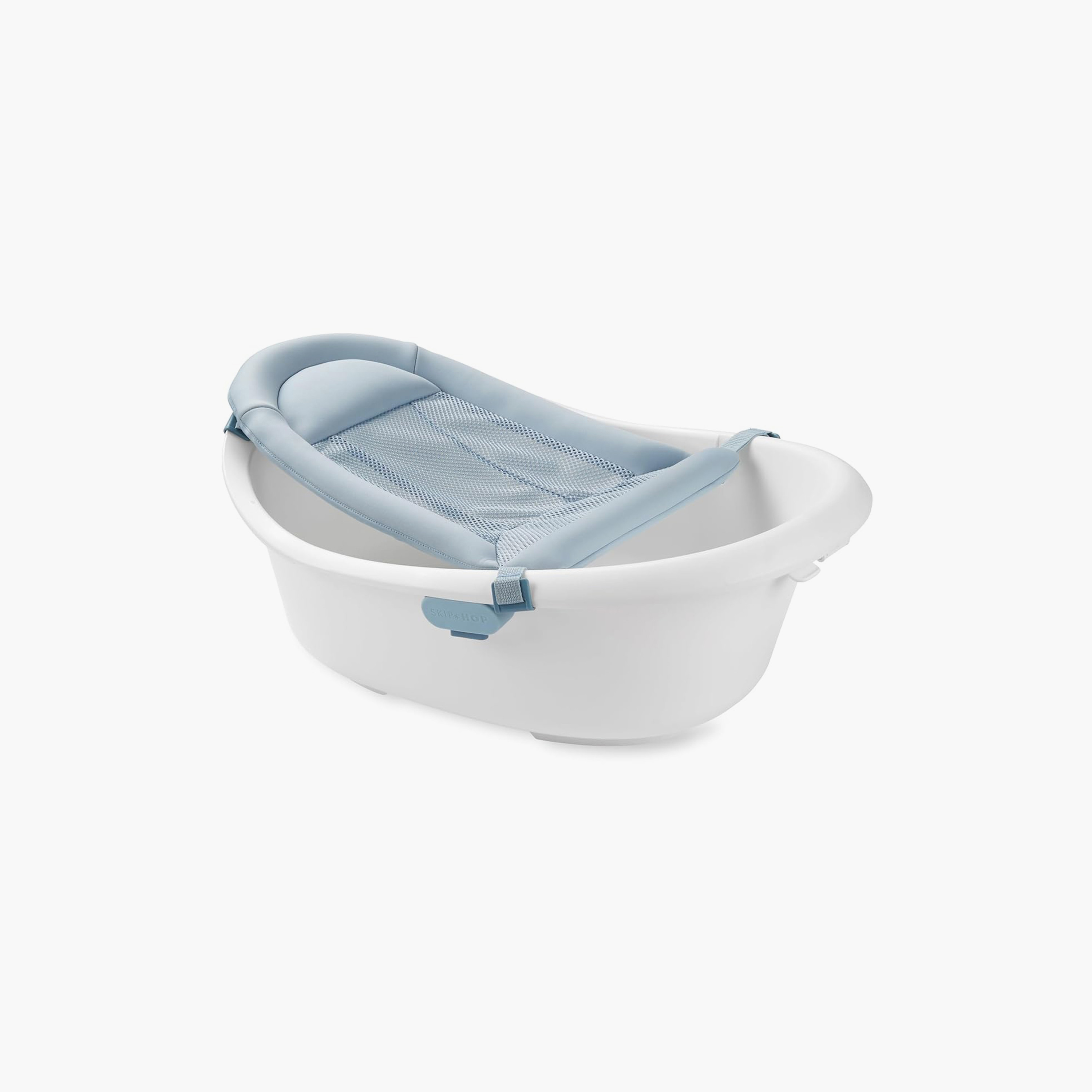 Skip Hop 4-in-1 Non-Slip Surface Multi Stage Bath Tub with Drain Plug - Newborns+-baby-bathandcare-bathtubs-image-9