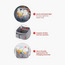 حامل حفاضات المضيء من سكيب هوب - رمادي-baby-diapering-diaperbags-image-5