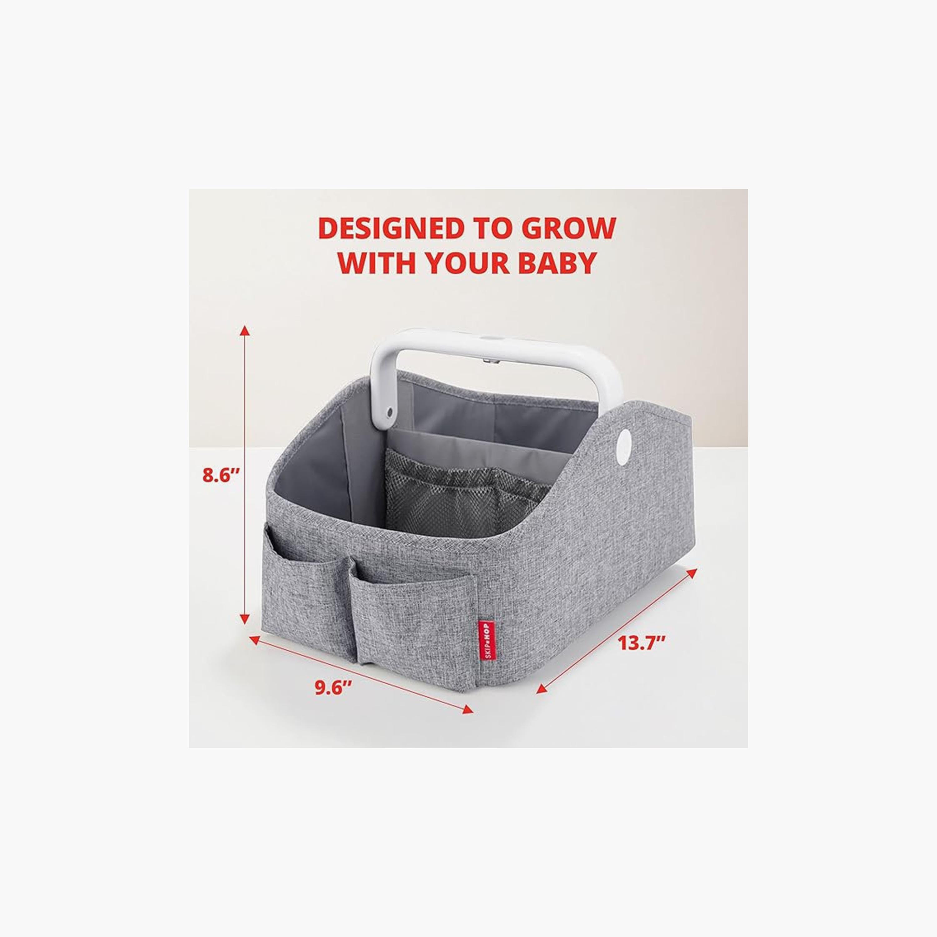 Skip Hop Light Up Diaper Caddy - Grey-baby-diapering-diaperbags-image-4