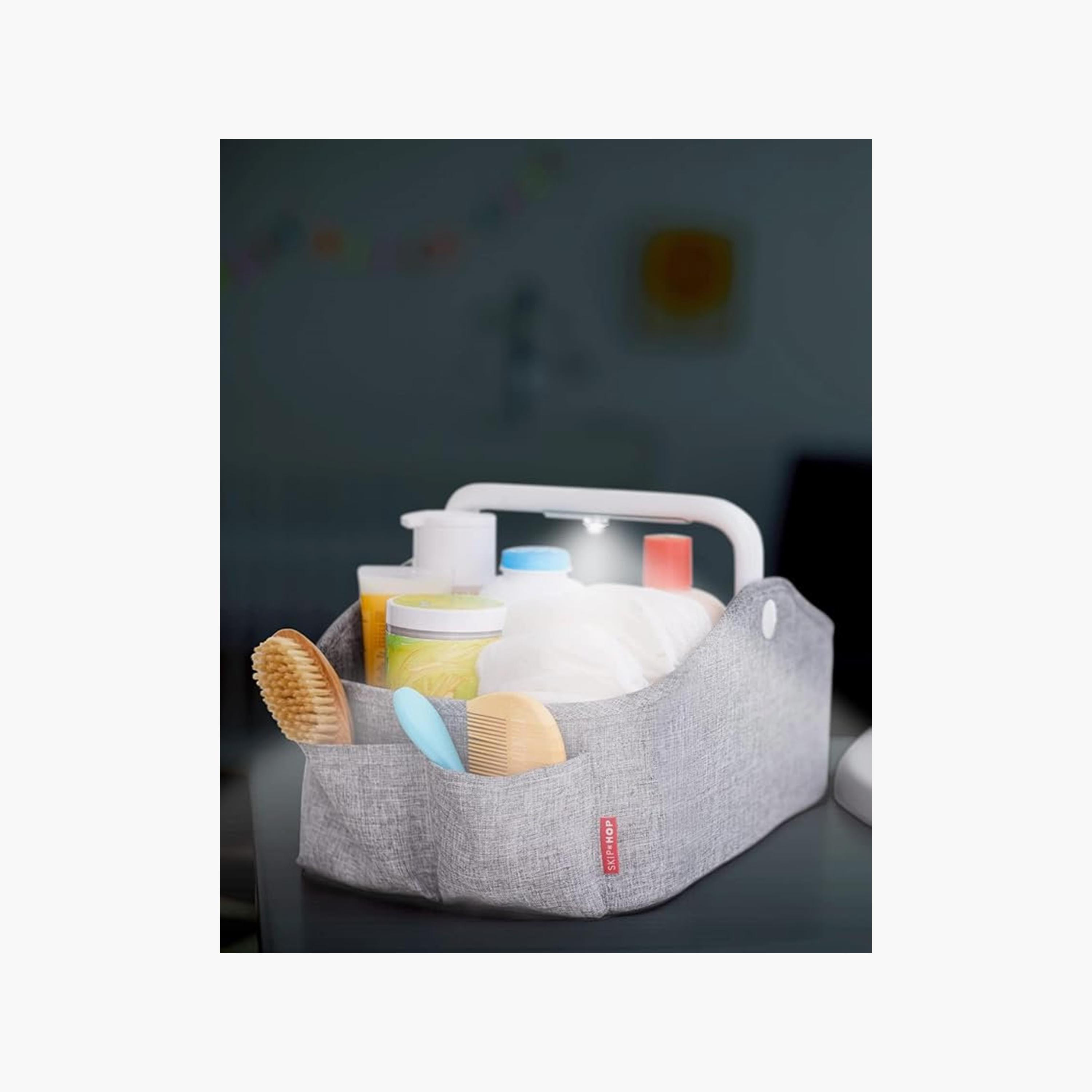 Skip Hop Light Up Diaper Caddy - Grey-baby-diapering-diaperbags-image-6