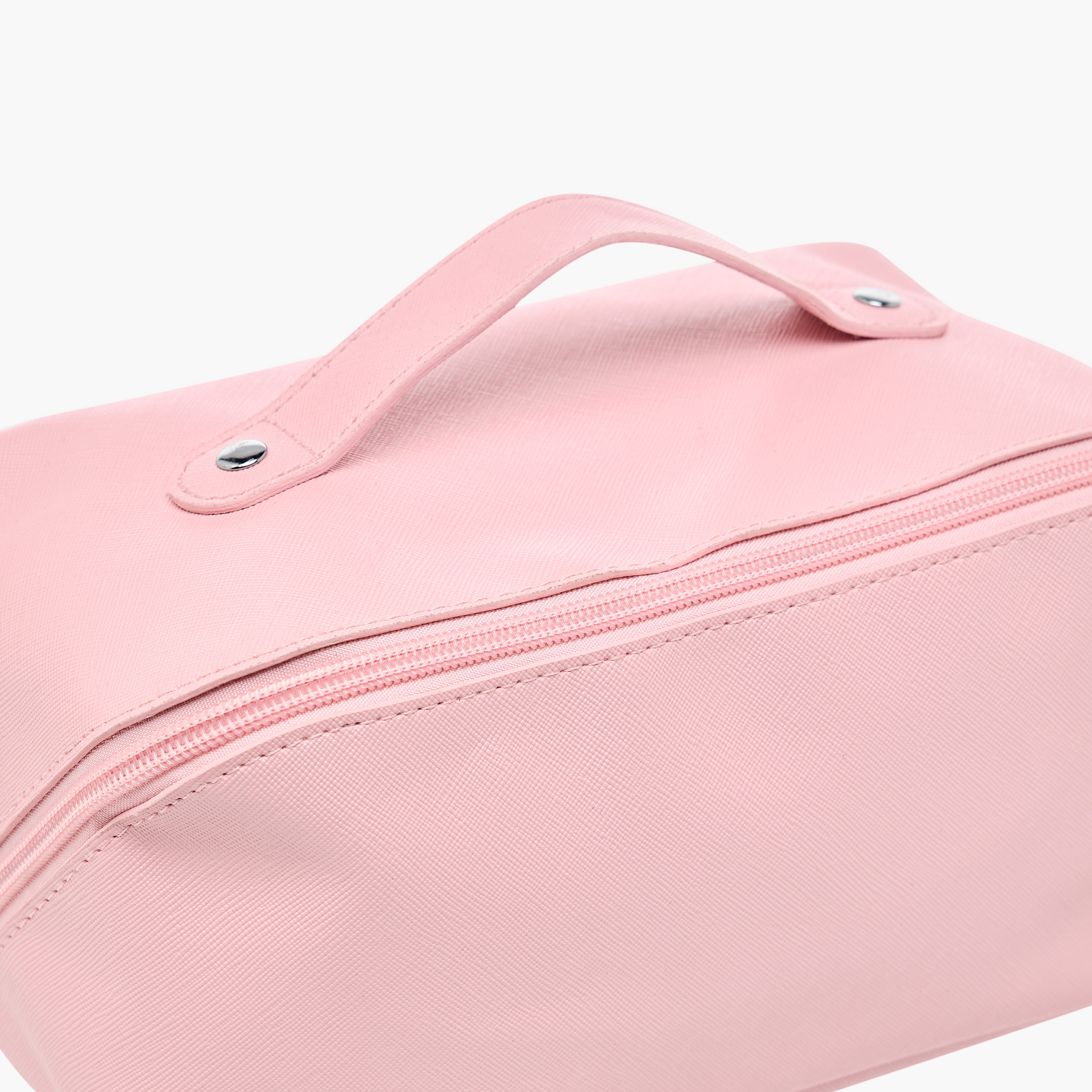 Cosmetic Pouch with Top Handle and Zip Closure - 12.7x12.7x24 cms-women-watchesandjewellery-jewellery-storage-image-5