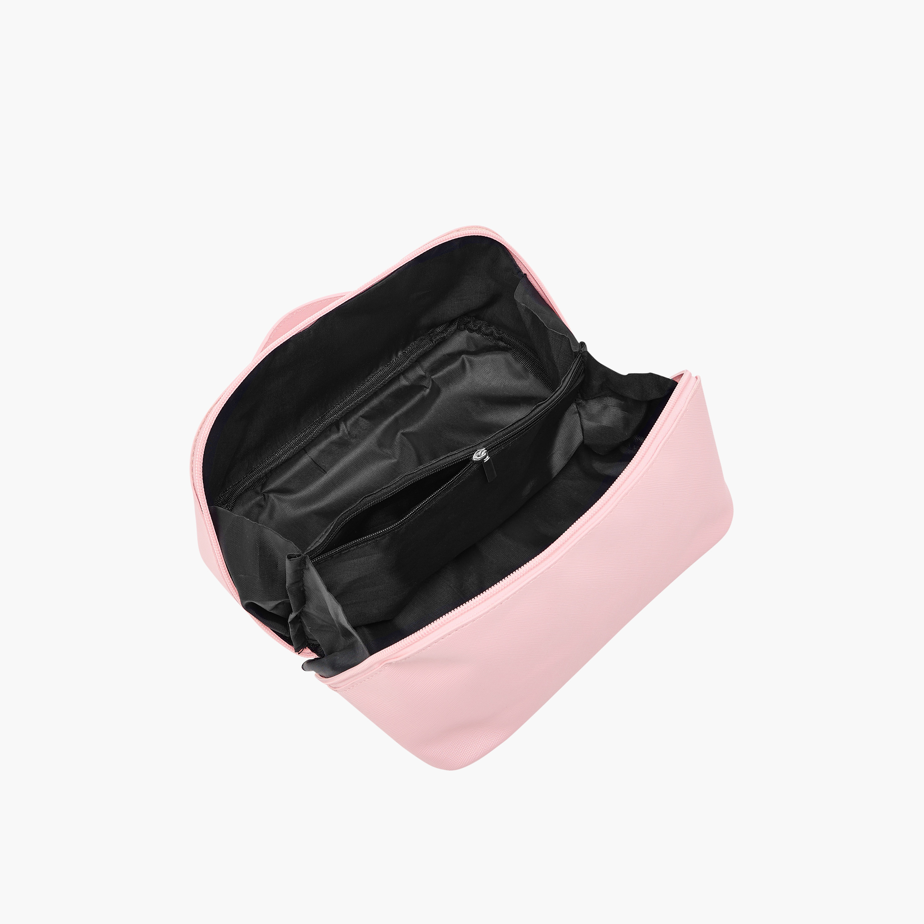 Cosmetic Pouch with Top Handle and Zip Closure - 12.7x12.7x24 cms-women-watchesandjewellery-jewellery-storage-image-7