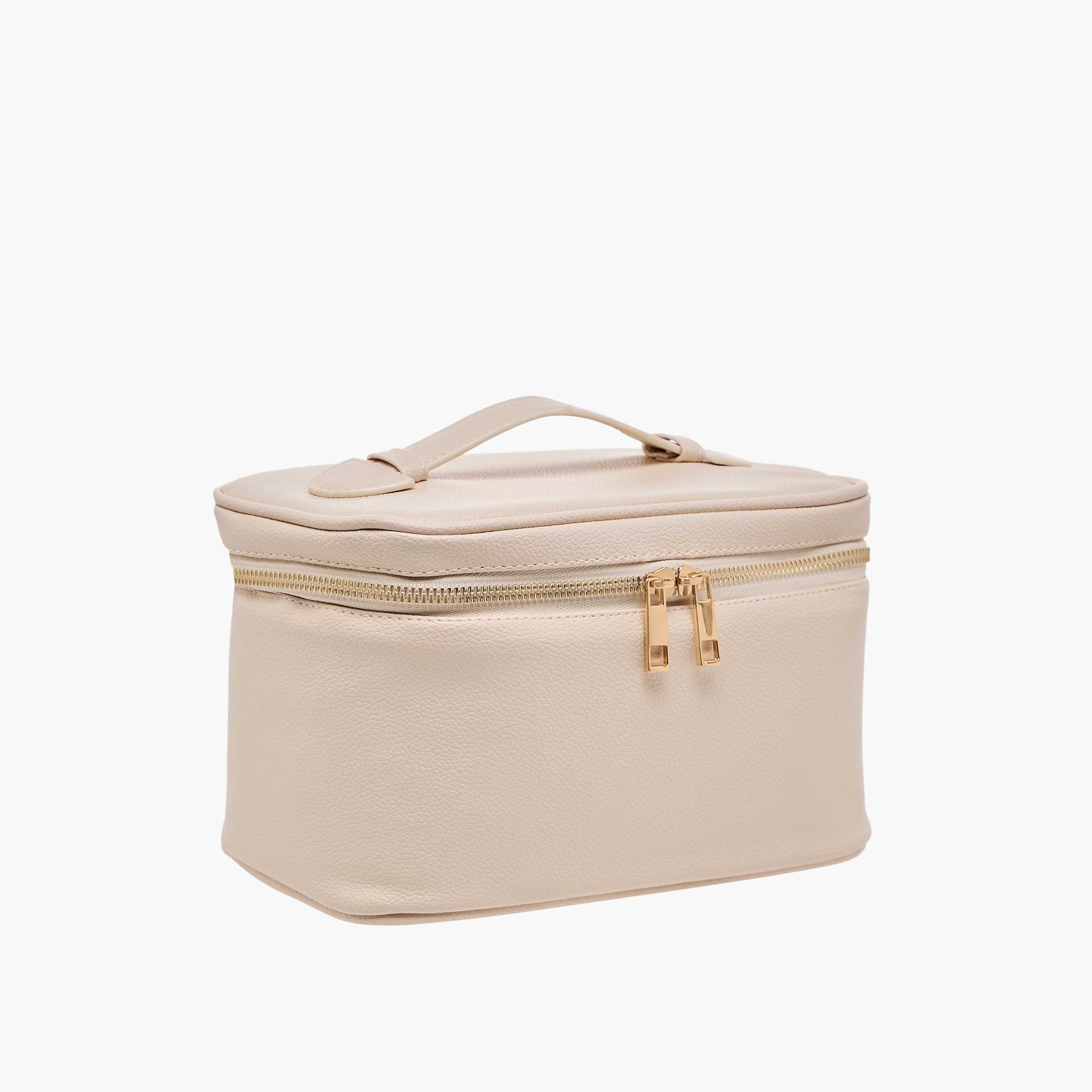 شنطة مكياج بمرآة وإضاءة ليد - 19x14x12 سم-women-watchesandjewellery-jewellery-storage-image-3