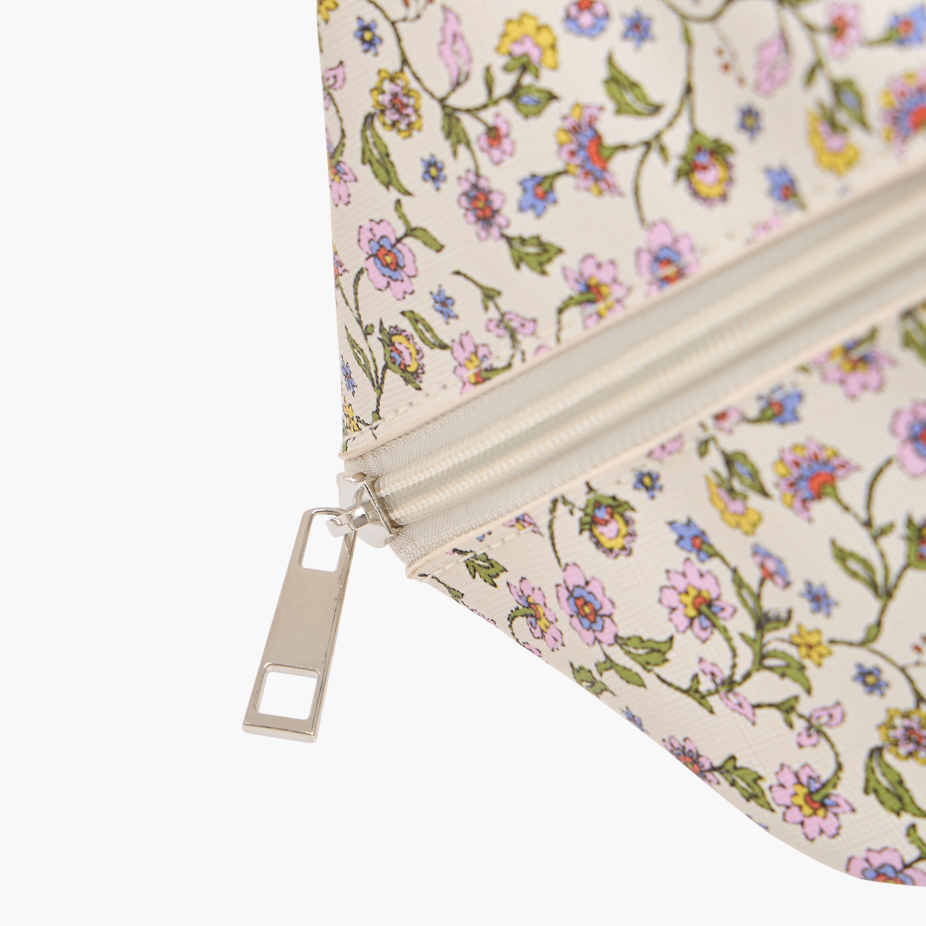 Cosmetic Pouch with Floral Print and Zip Closure -  24x12x12 cms-women-watchesandjewellery-jewellery-storage-image-6