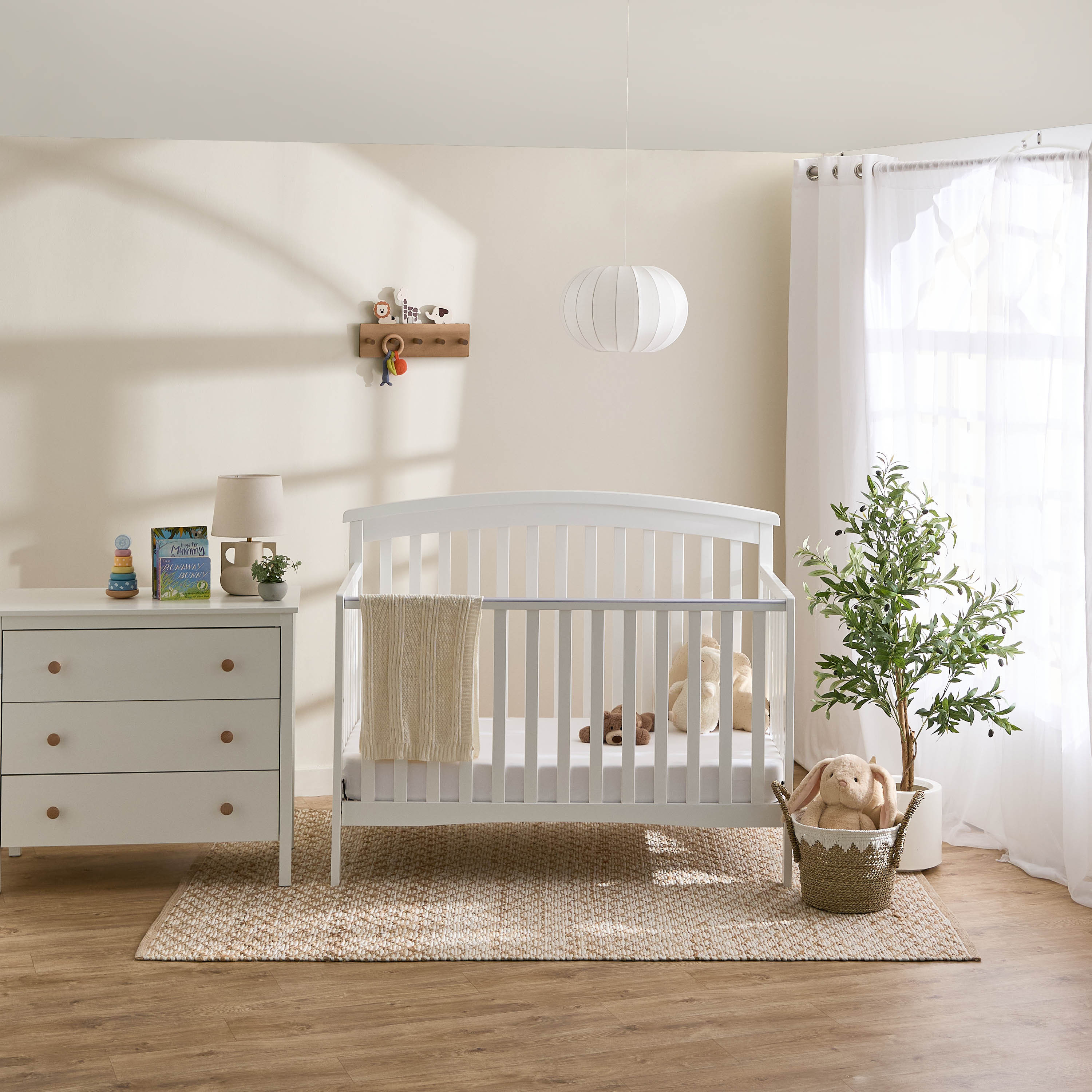 Juniors Julian Crib with Adjustable Height and Guard Rails (Up to 36 months)-baby-nursery-furniture-cribsandbeds-babycribs-image-14