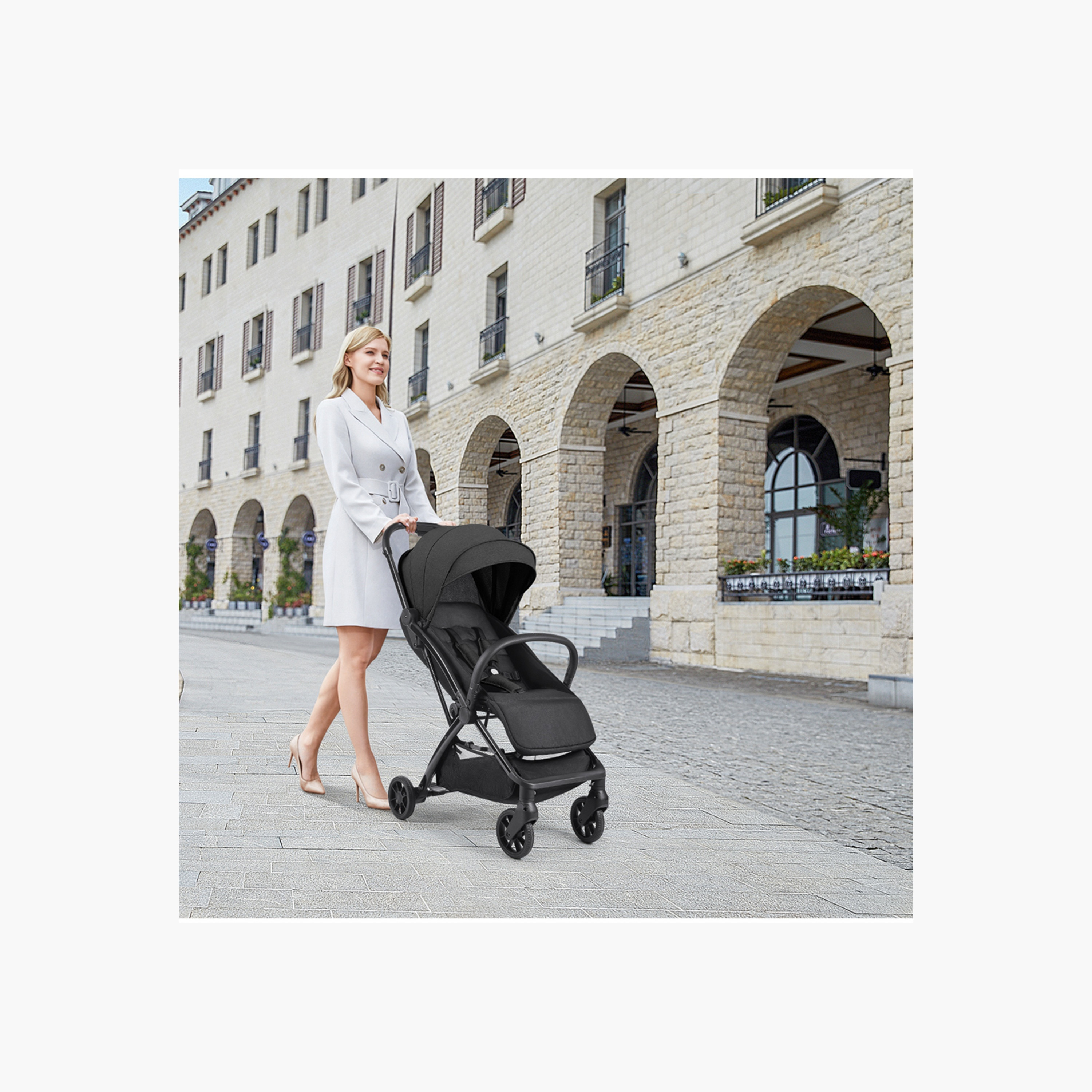 Gokke Stroller with One Touch Folding System, Aluminium Frame and Wheel Lock-baby-gear-strollersandprams-strollers-image-11