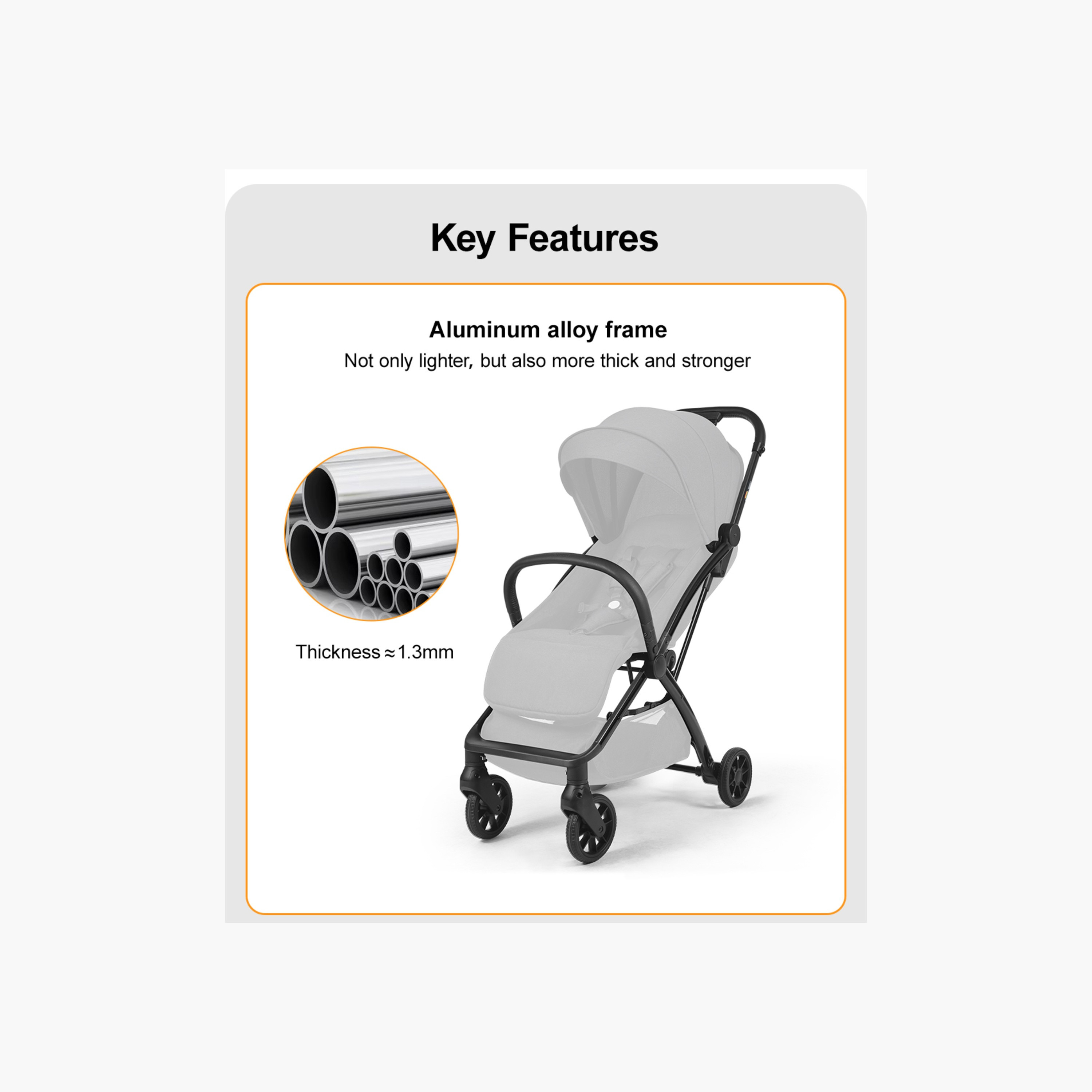 Gokke Stroller with One Touch Folding System, Aluminium Frame and Wheel Lock-baby-gear-strollersandprams-strollers-image-19