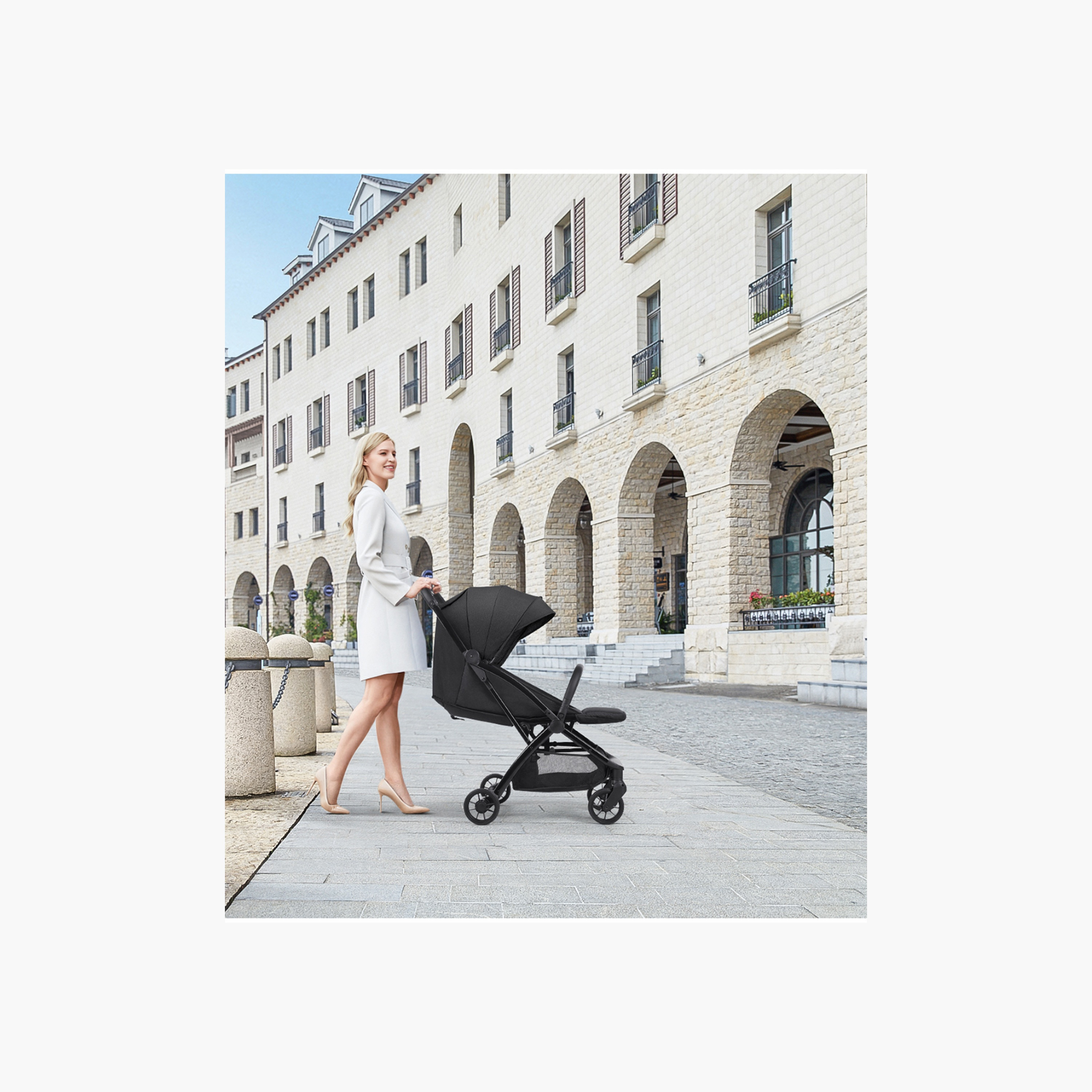 عربة أطفال بنظام طي بلمسة واحدة وإطار ألومنيوم وقفل للعجلات من جوكي-baby-gear-strollersandprams-strollers-image-4