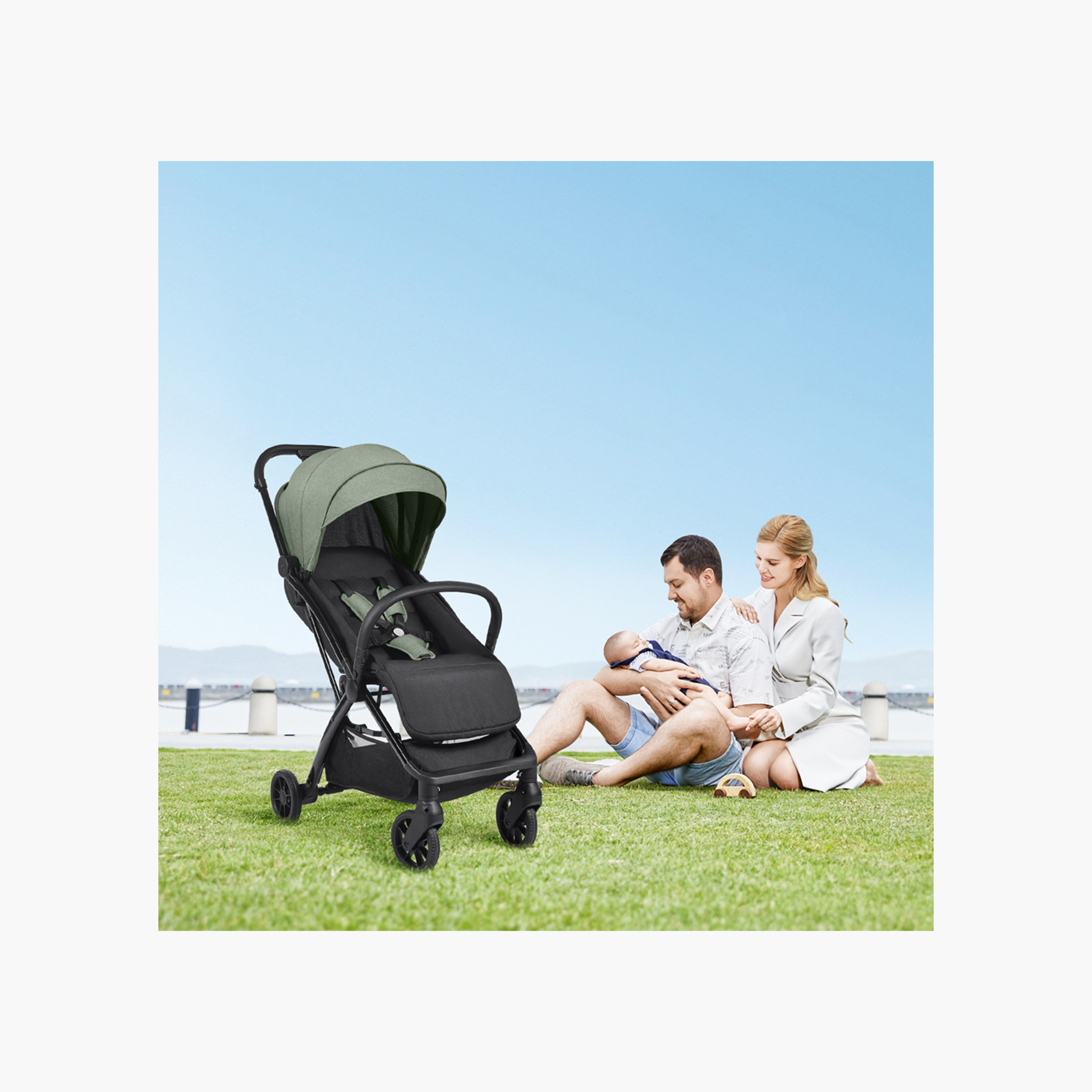 Gokke Stroller with One Touch Folding System, Aluminium Frame and Wheel Lock-baby-gear-strollersandprams-strollers-image-11