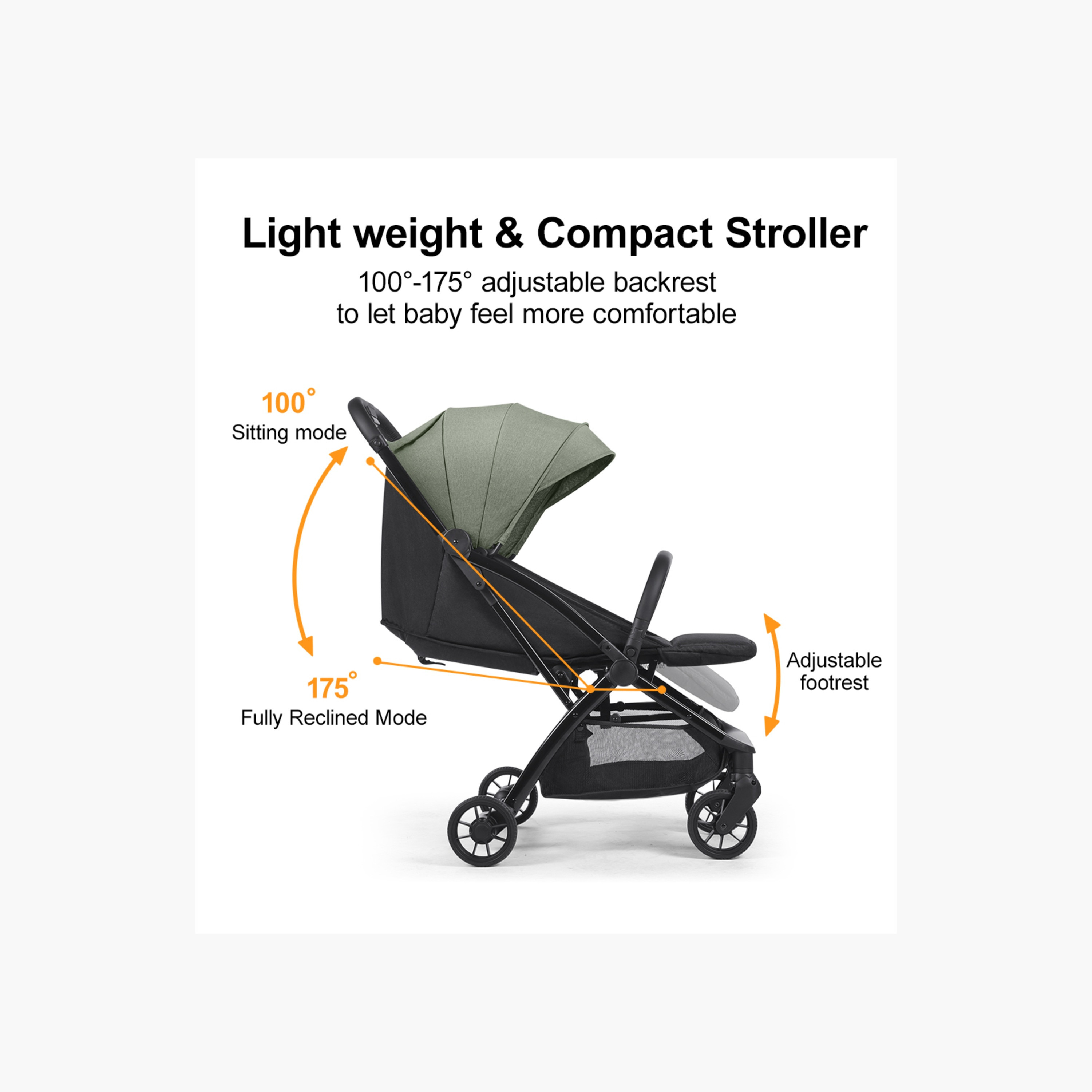 Gokke Stroller with One Touch Folding System, Aluminium Frame and Wheel Lock-baby-gear-strollersandprams-strollers-image-12