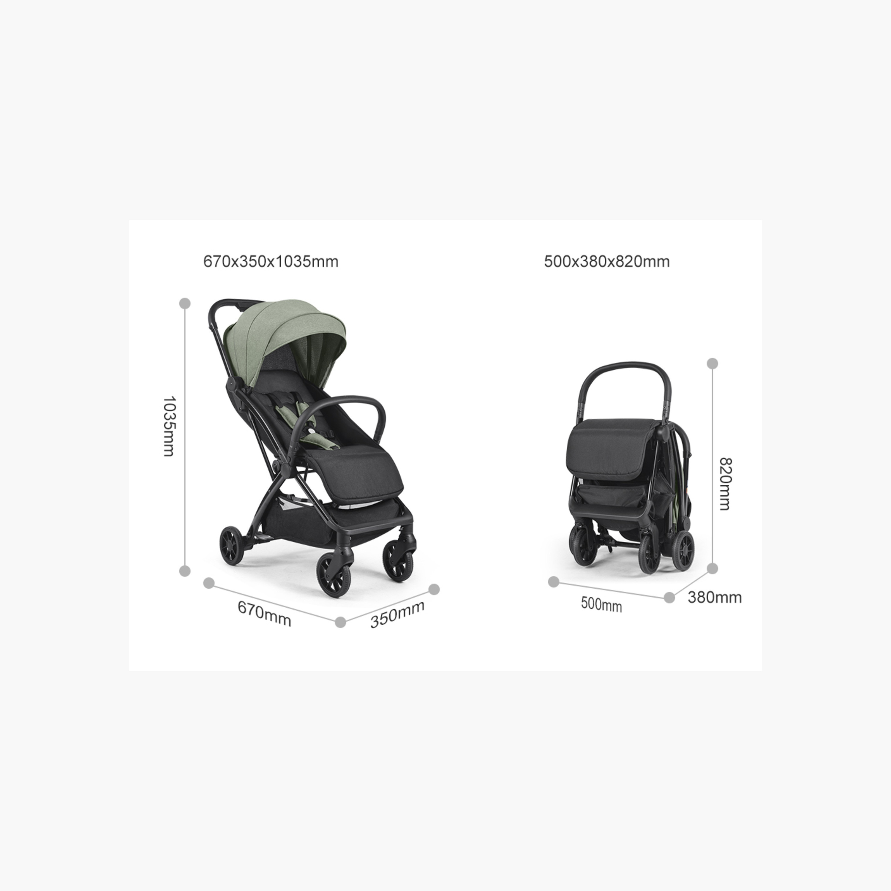 Gokke Stroller with One Touch Folding System, Aluminium Frame and Wheel Lock-baby-gear-strollersandprams-strollers-image-14