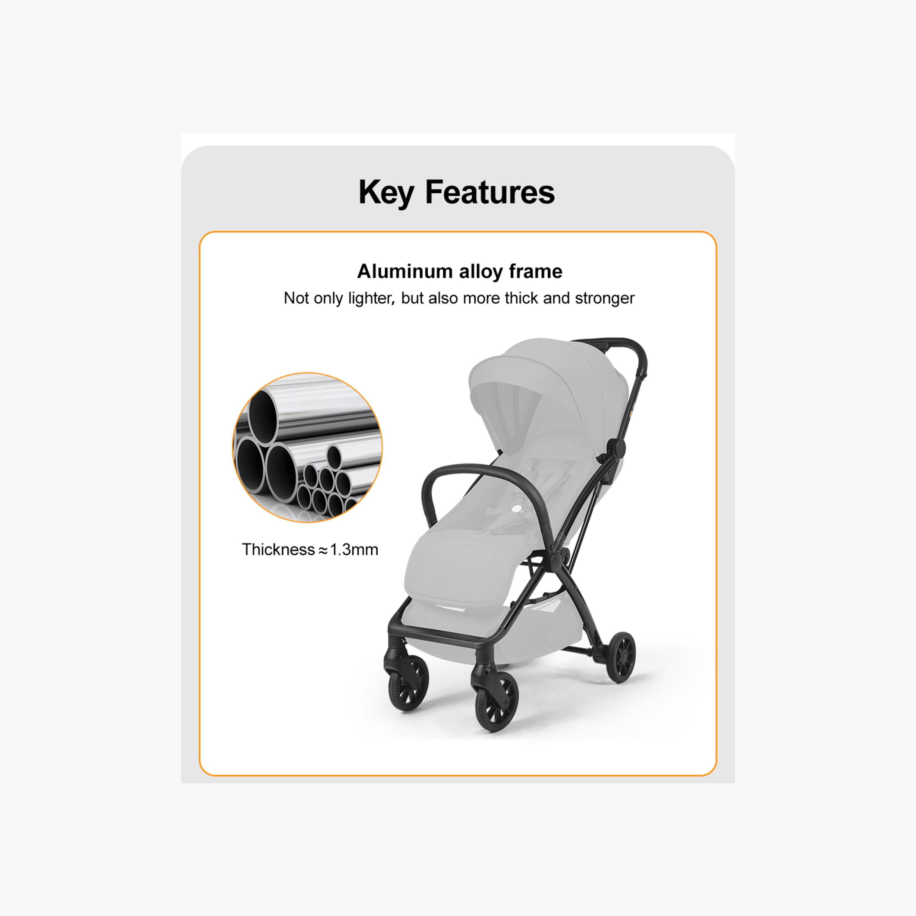 Gokke Stroller with One Touch Folding System, Aluminium Frame and Wheel Lock-baby-gear-strollersandprams-strollers-image-17