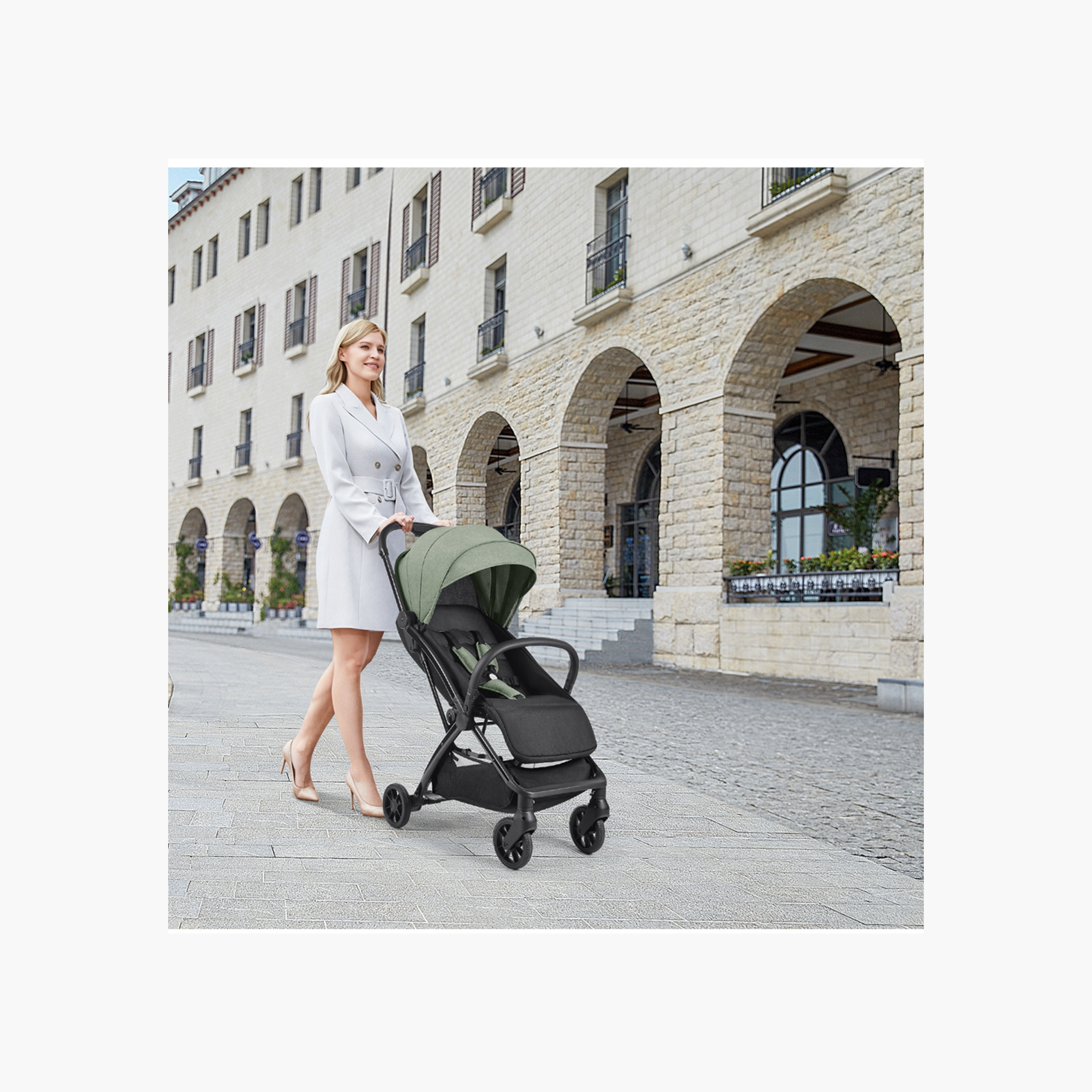 عربة أطفال بنظام طي بلمسة واحدة وإطار ألومنيوم وقفل للعجلات من جوكي-baby-gear-strollersandprams-strollers-image-2