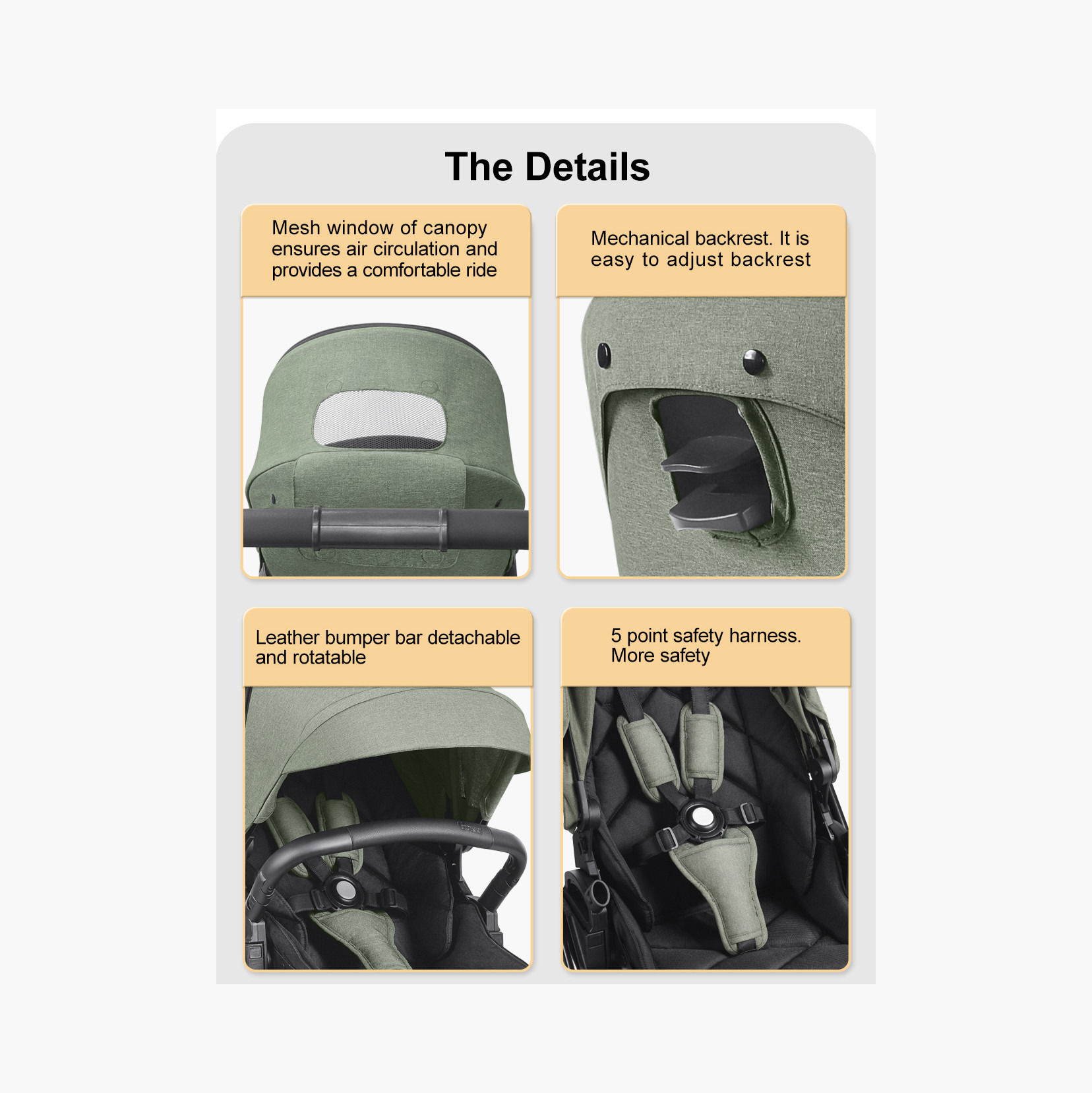 Gokke Stroller with One Touch Folding System, Aluminium Frame and Wheel Lock-baby-gear-strollersandprams-strollers-image-11