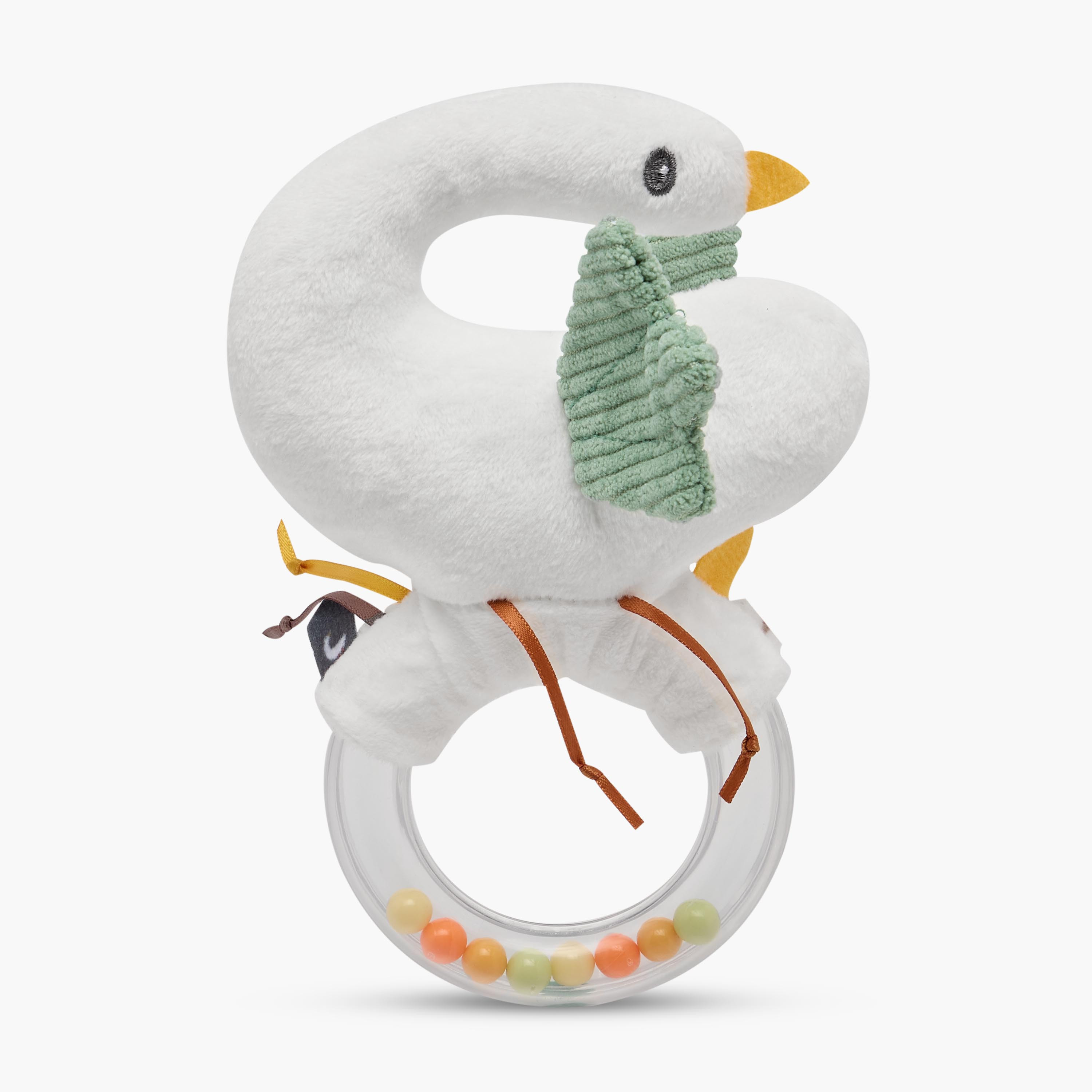 لعبة خشخيشة إوزة مخملية من جيجلز-toys-babyandtoddlertoys-rattlesandteethers-image-1