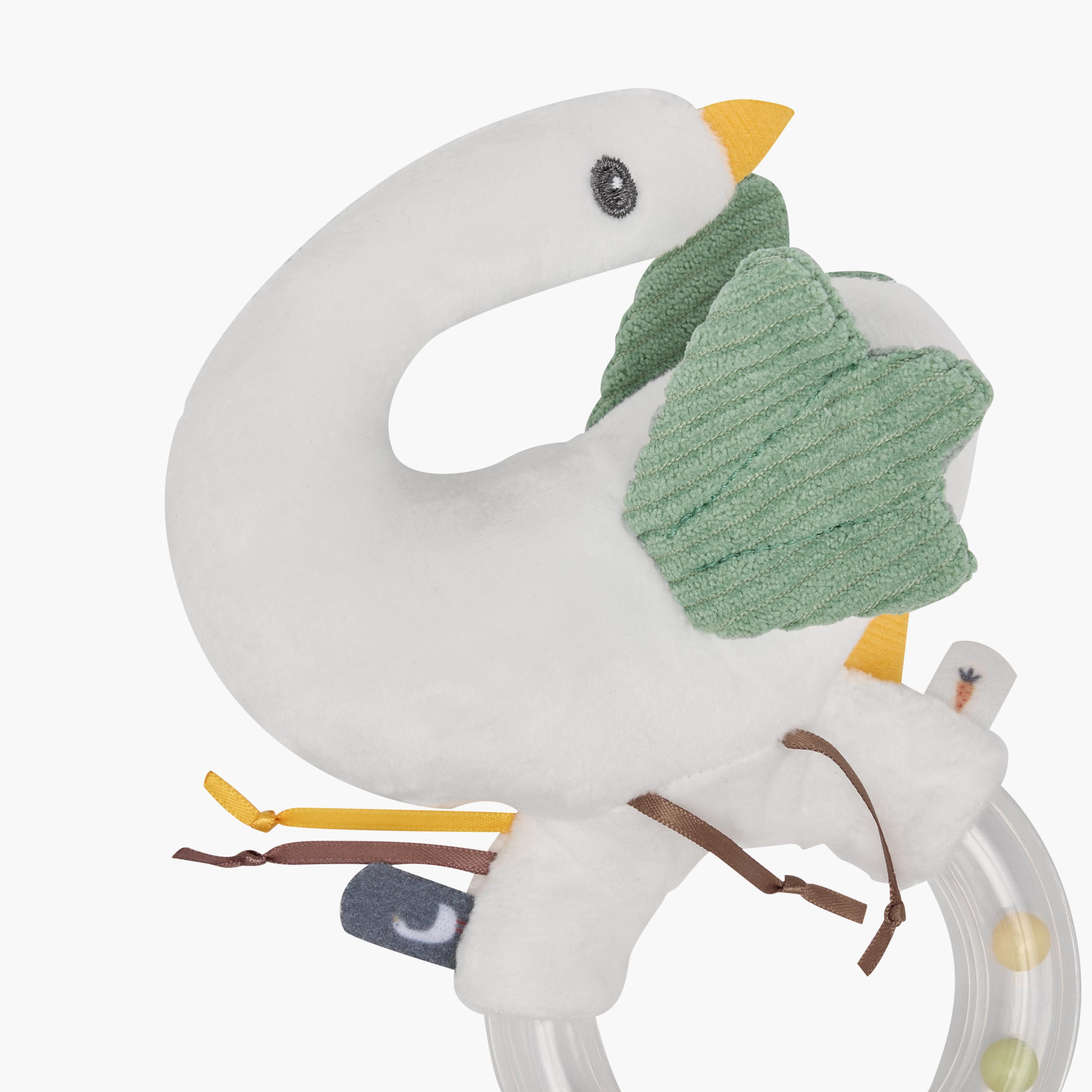 لعبة خشخيشة إوزة مخملية من جيجلز-toys-babyandtoddlertoys-rattlesandteethers-image-5