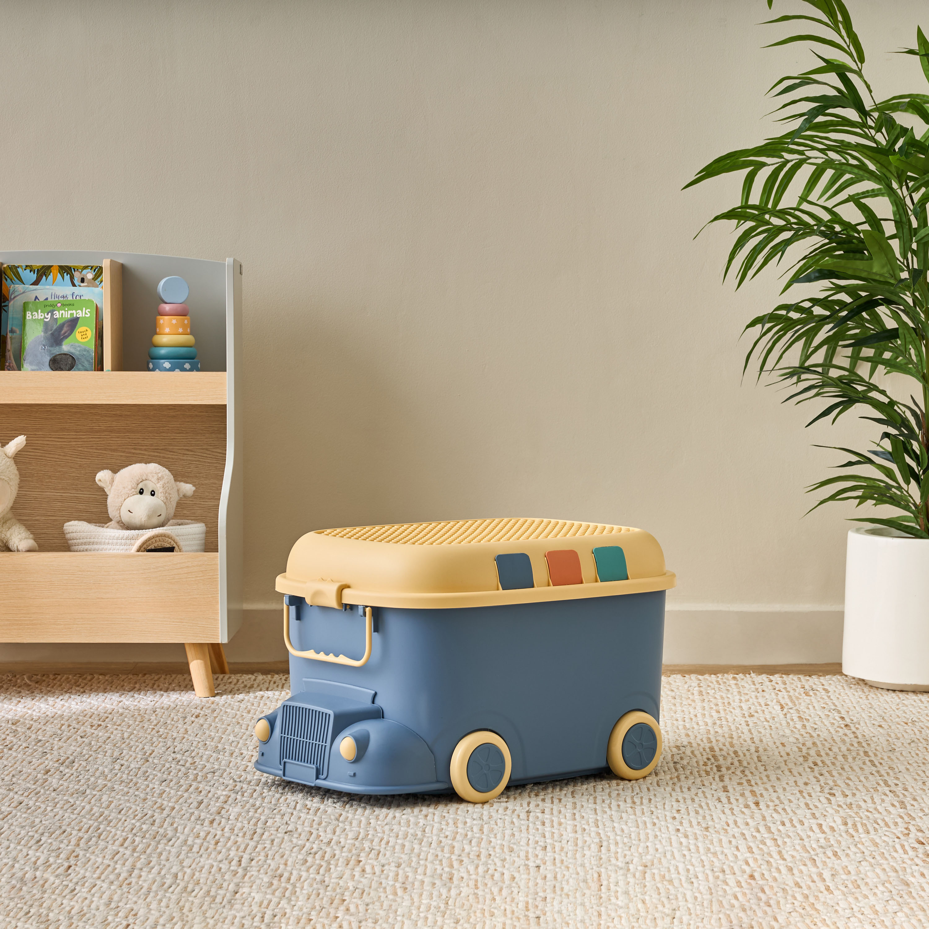 Juniors Large Truck Storage Box with Handles-baby-nursery-furniture-wardrobesandstorage-image-1