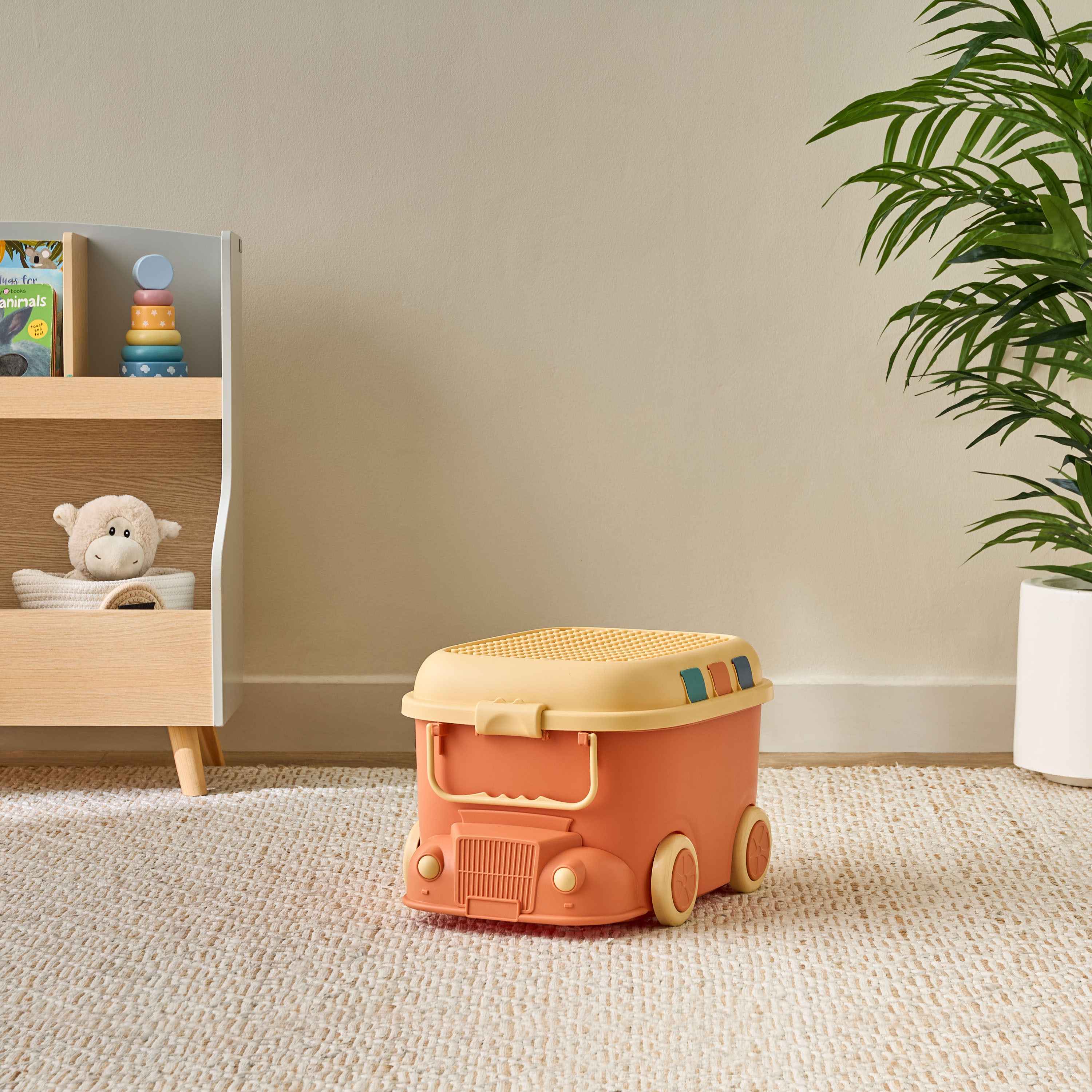 Juniors Medium Truck Storage Box with Handles-baby-nursery-furniture-wardrobesandstorage-image-1