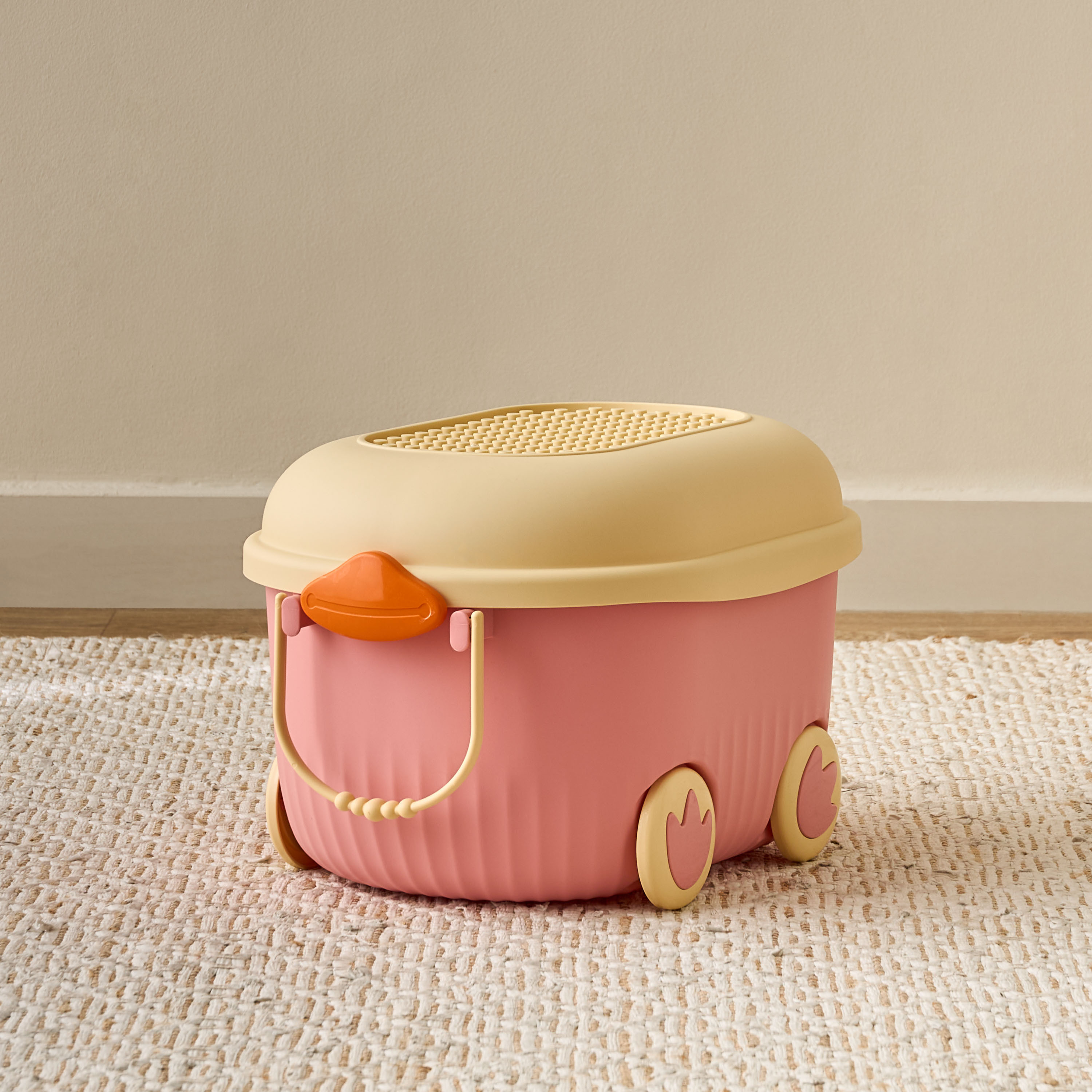 Juniors Medium Duck Storage Box with Handles-baby-nursery-furniture-wardrobesandstorage-image-2