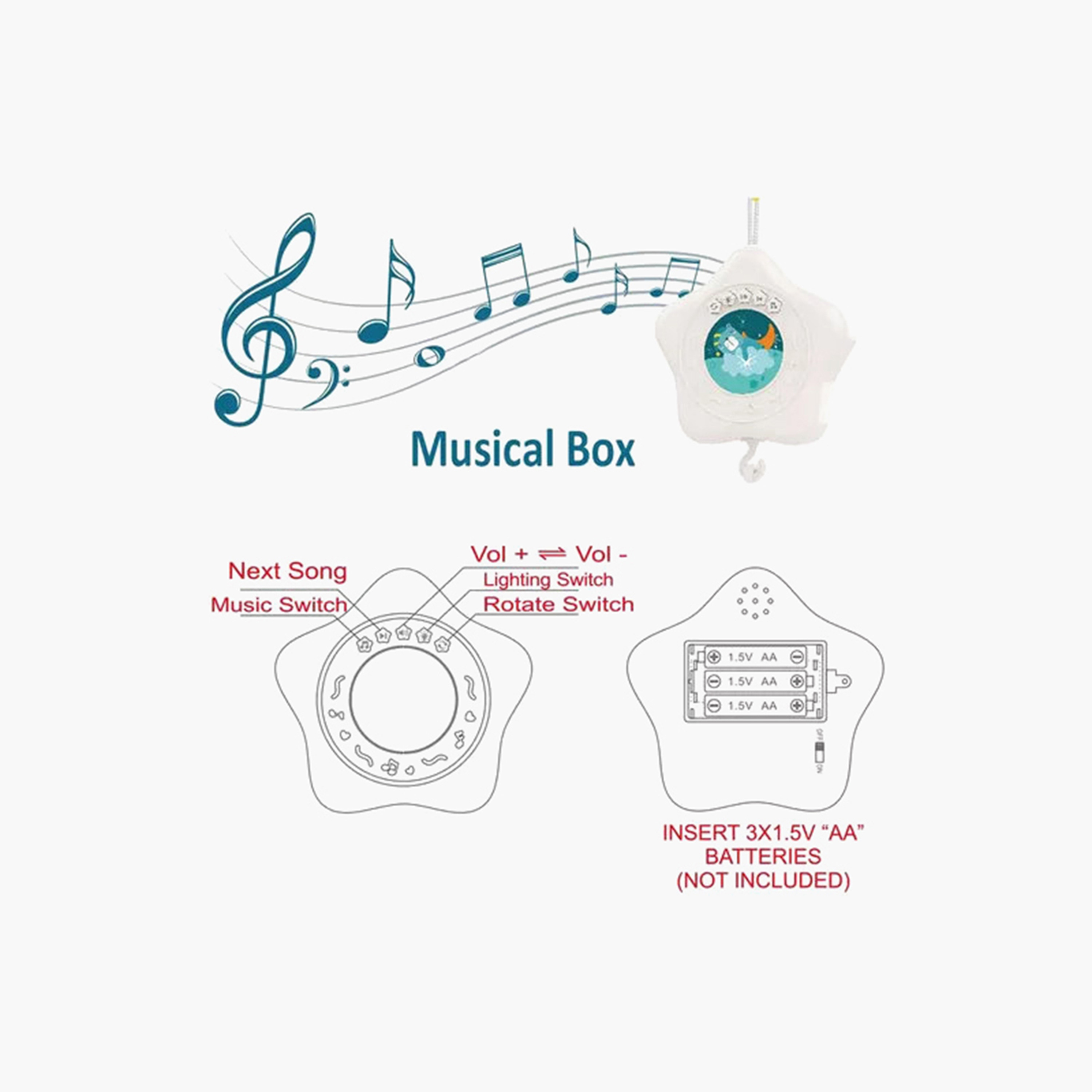 Musical Projector Crib Mobile-toys-babyandtoddlertoys-cribtoys-image-5