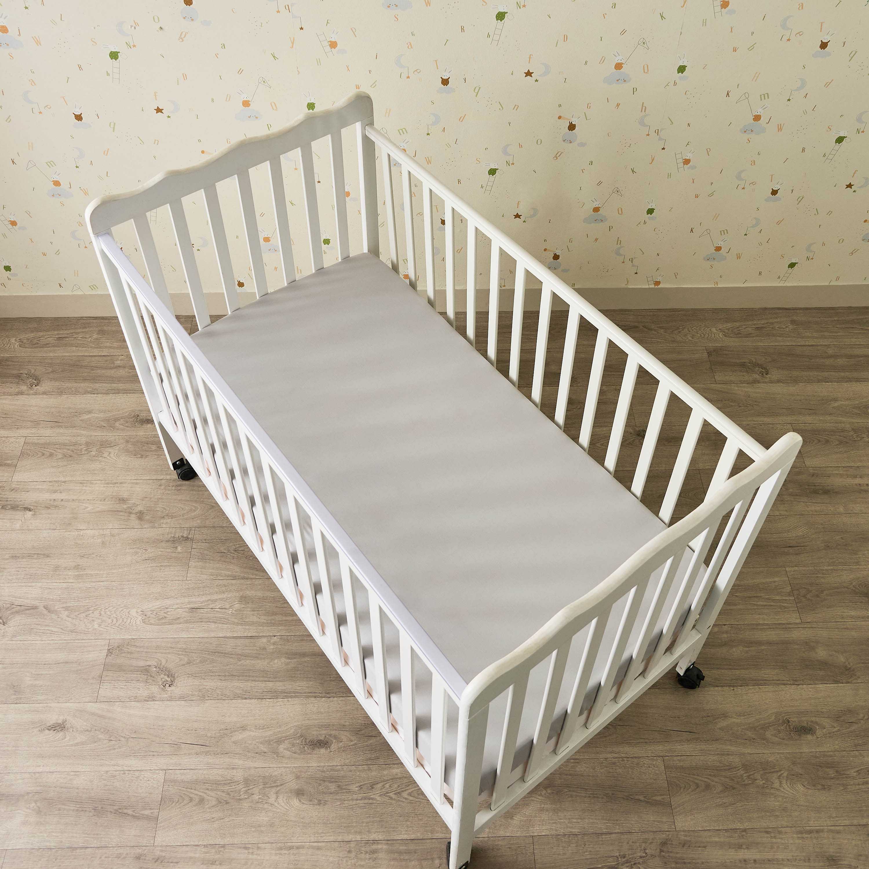 Giggles Baby Fitted Sheet with Bamboo Fabric, 70x130x20 cm-baby-nursery-babybedding-image-2