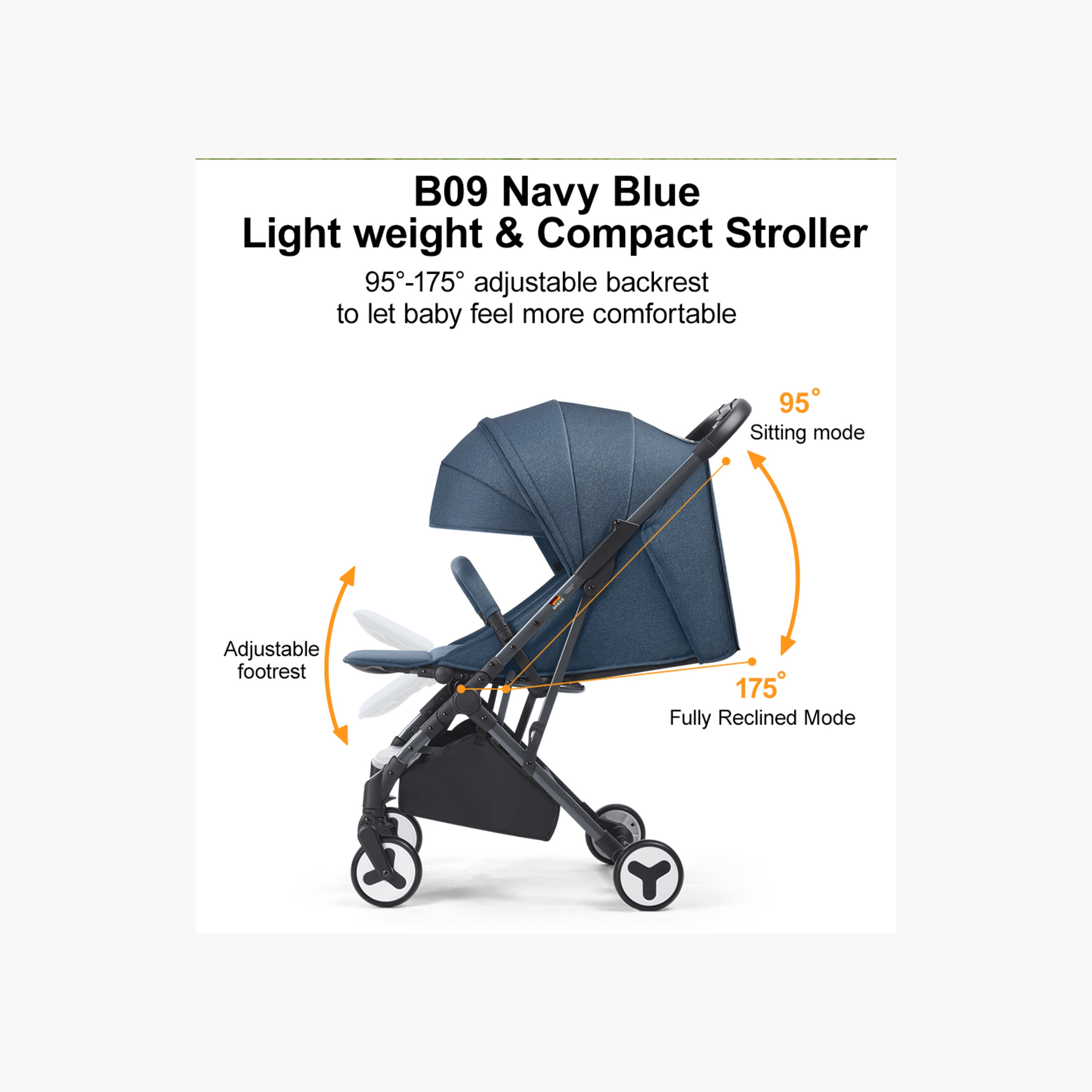 Gokke Compact Stroller with Storage Basket-baby-gear-strollersandprams-strollers-image-20