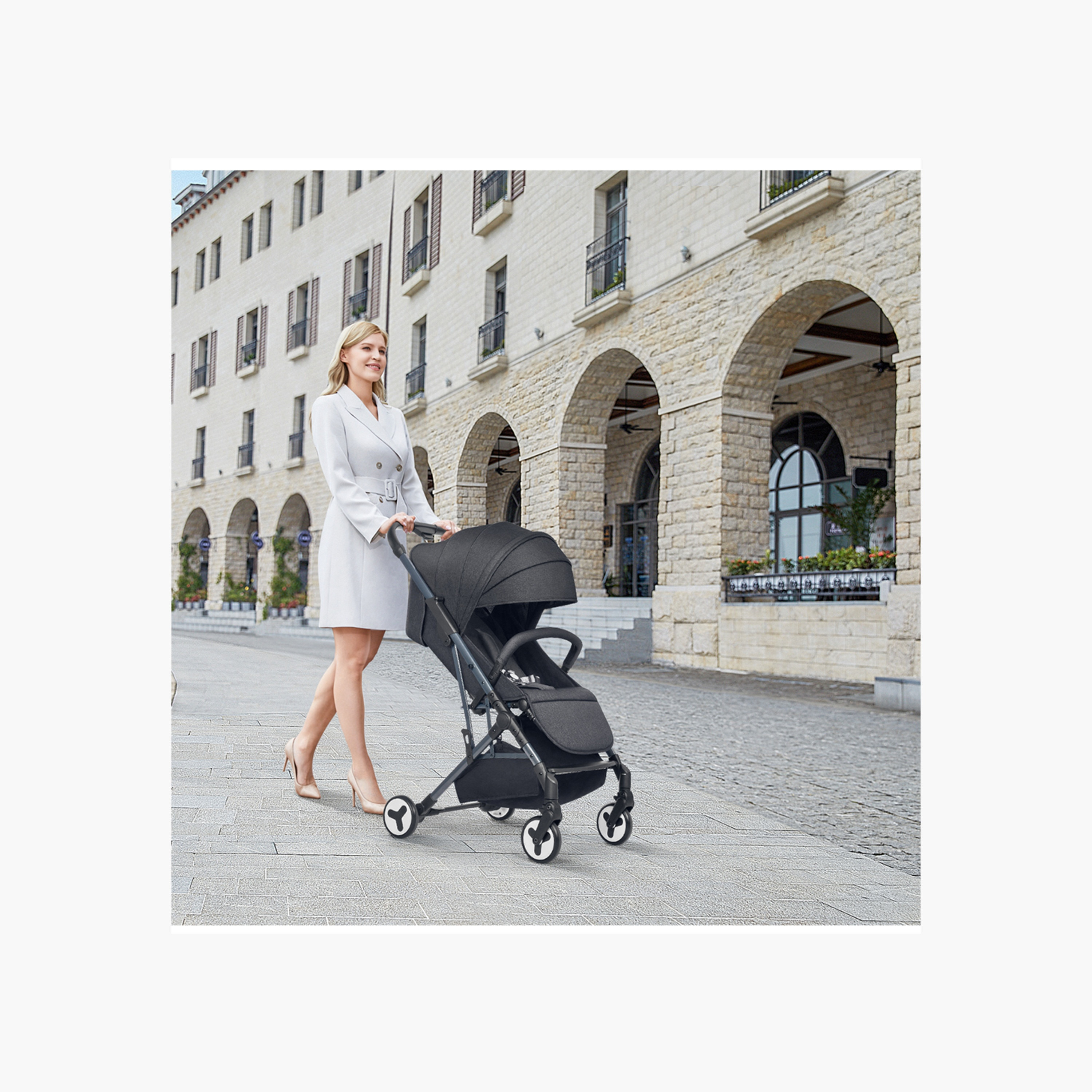 Gokke Compact Stroller with Storage Basket-baby-gear-strollersandprams-strollers-image-12