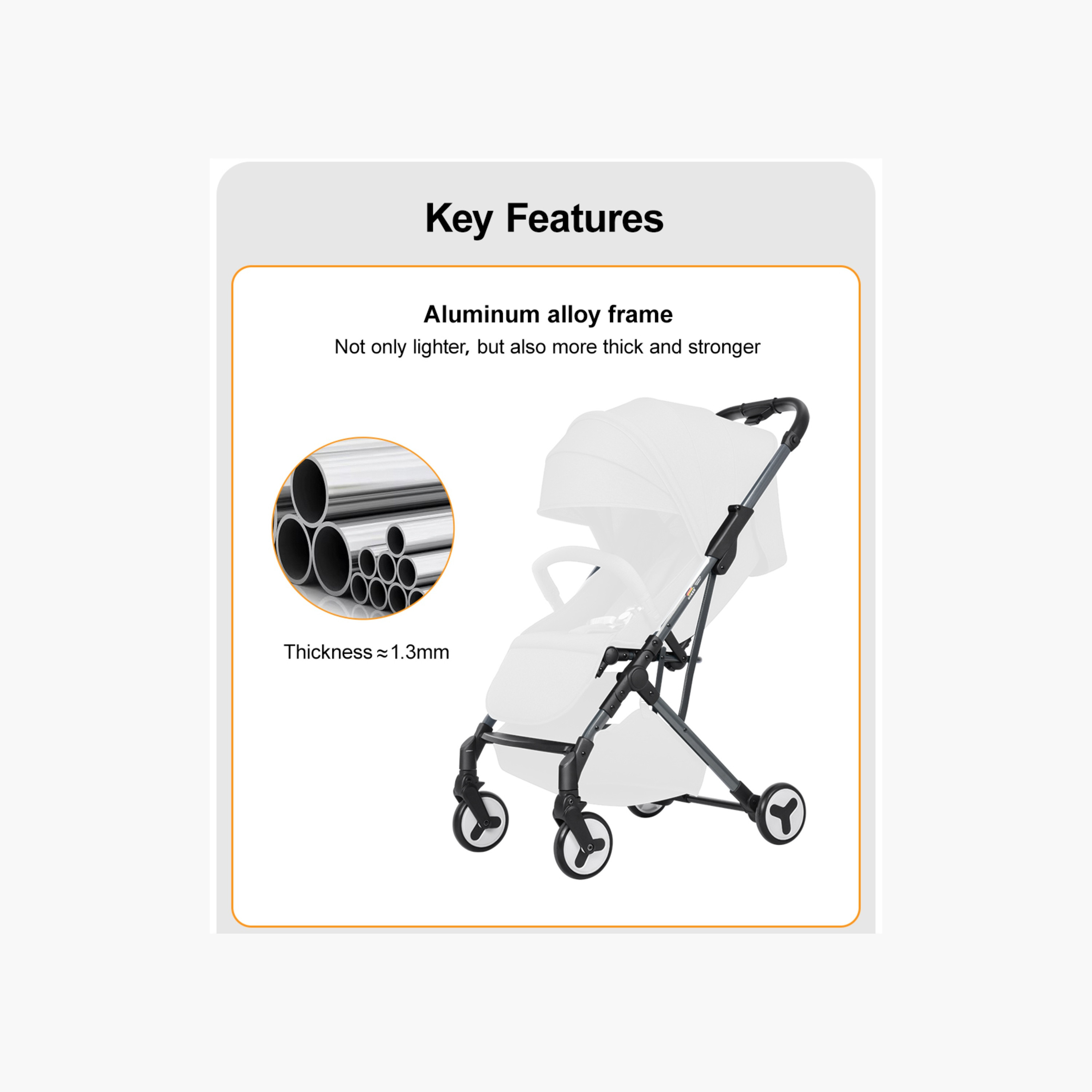 Gokke Compact Stroller with Storage Basket-baby-gear-strollersandprams-strollers-image-21