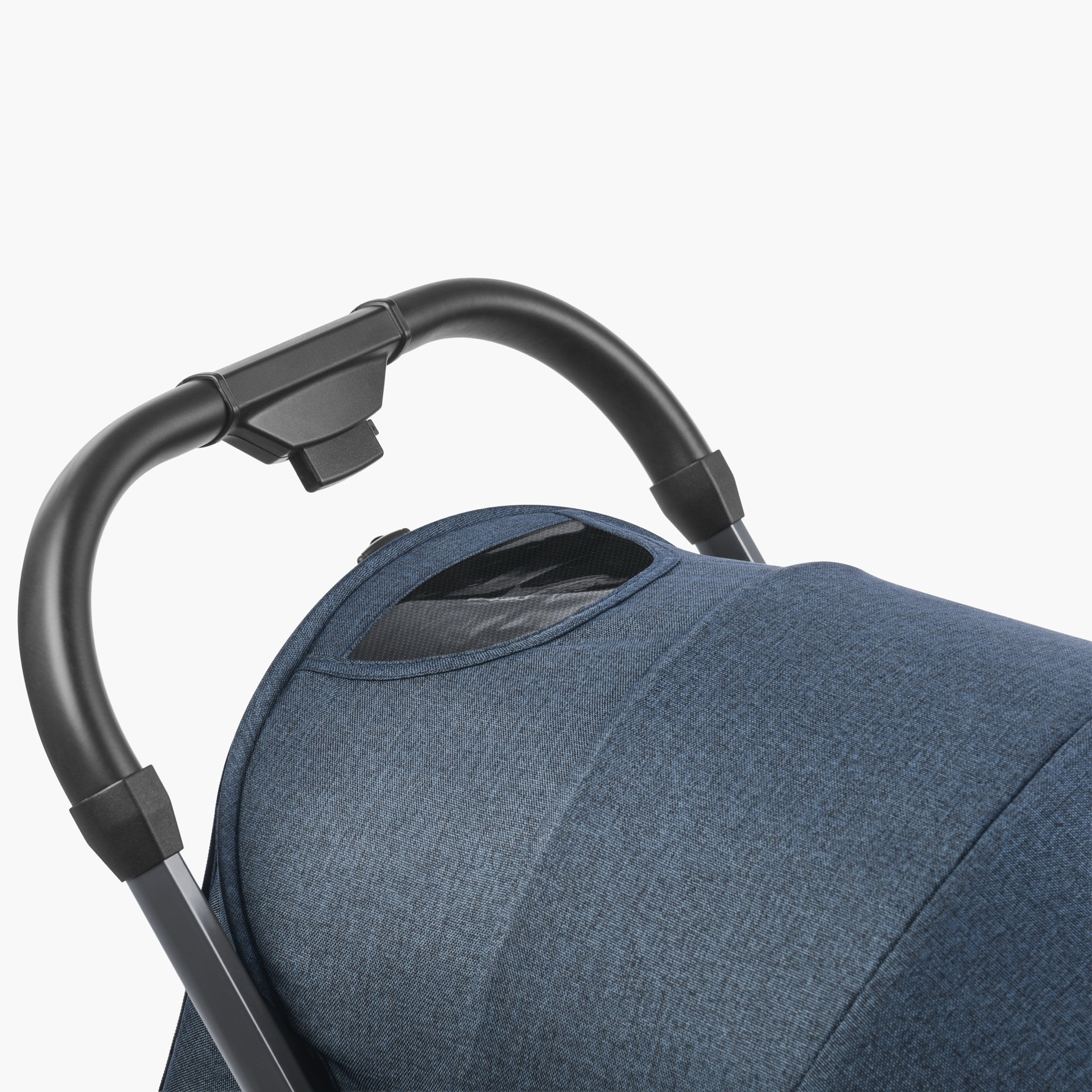 Gokke Reversible Baby Stroller with Chrome Frame - Black-baby-gear-strollersandprams-strollers-image-21