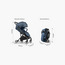 Gokke Reversible Baby Stroller with Chrome Frame - Black-baby-gear-strollersandprams-strollers-image-4