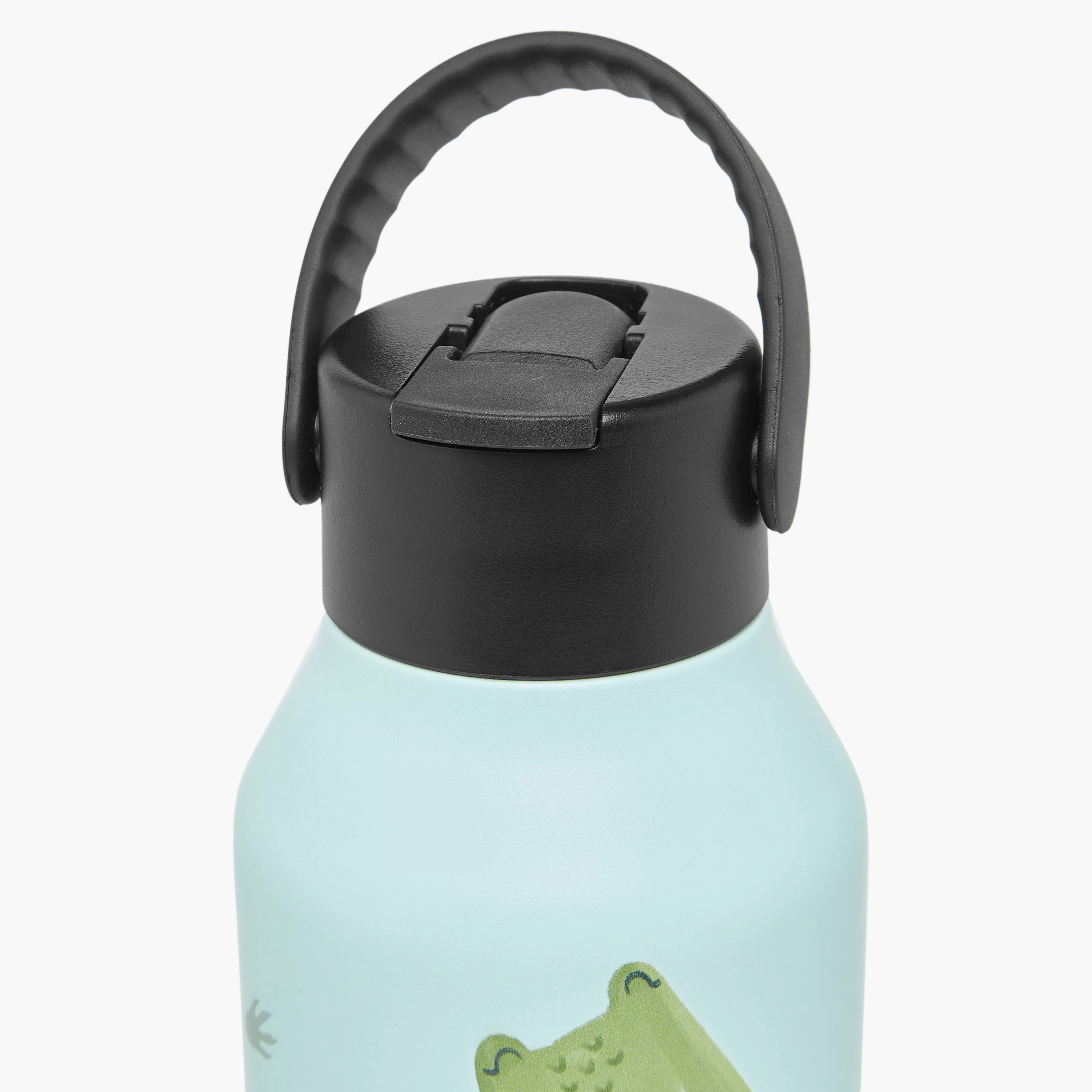 Cambrass Alligator Print Stainless Steel Sipper Water Bottle with Cleaning Brush - 350 ml-baby-feeding-mealtimeessentials-image-3