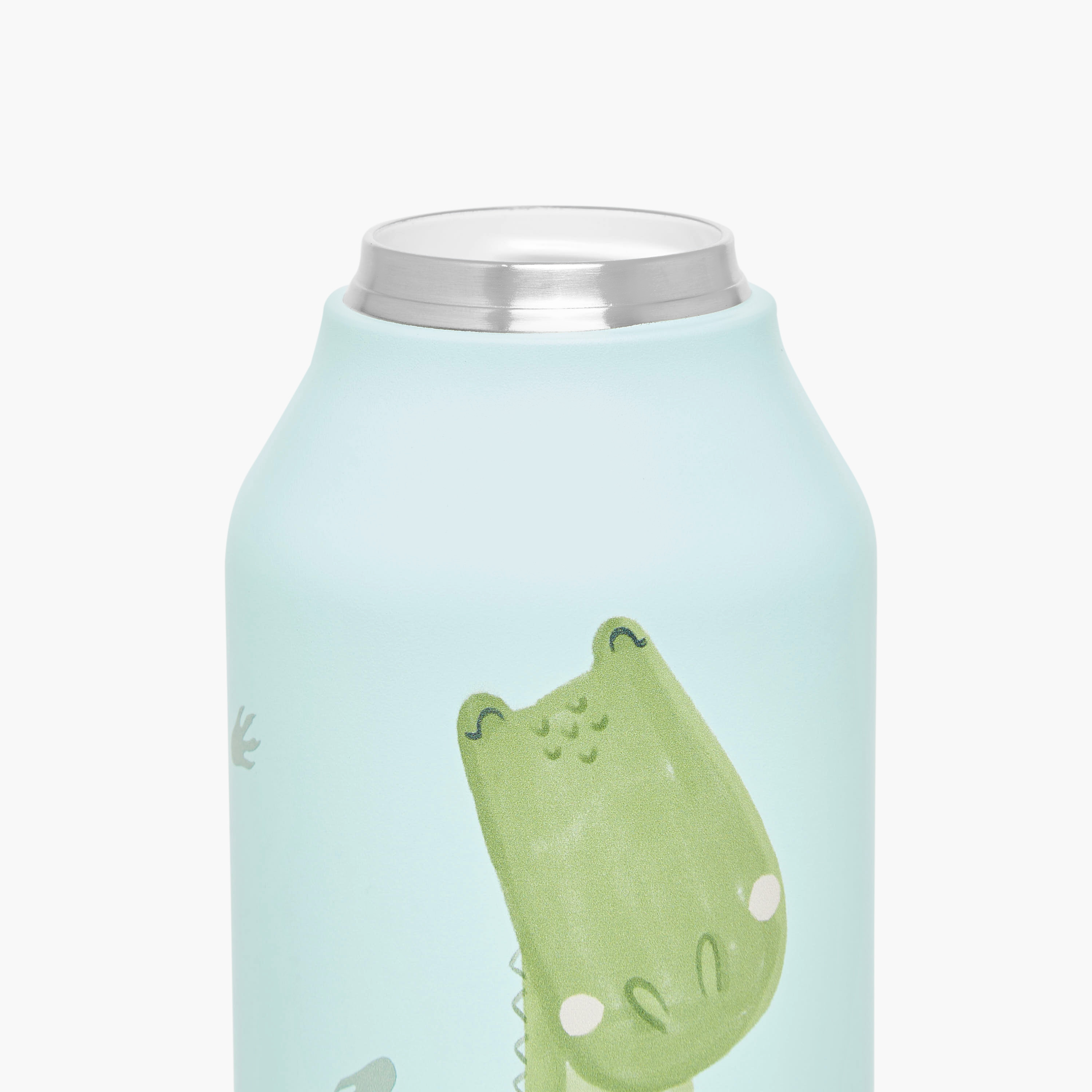 Cambrass Alligator Print Stainless Steel Sipper Water Bottle with Cleaning Brush - 350 ml-baby-feeding-mealtimeessentials-image-5