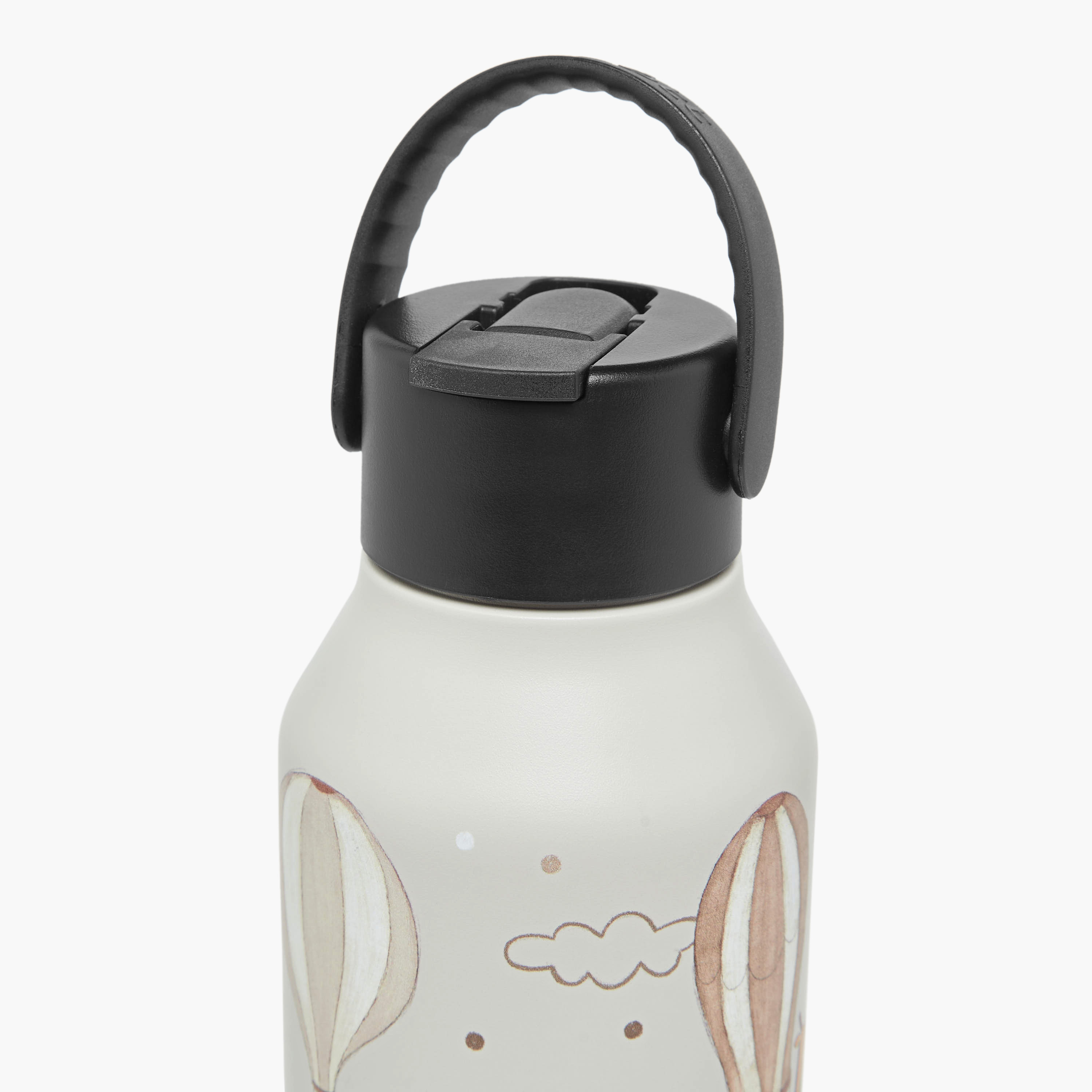 Cambrass Safari Print Stainless Steel Sipper Water Bottle with Cleaning Brush - 350 ml-baby-feeding-mealtimeessentials-image-3