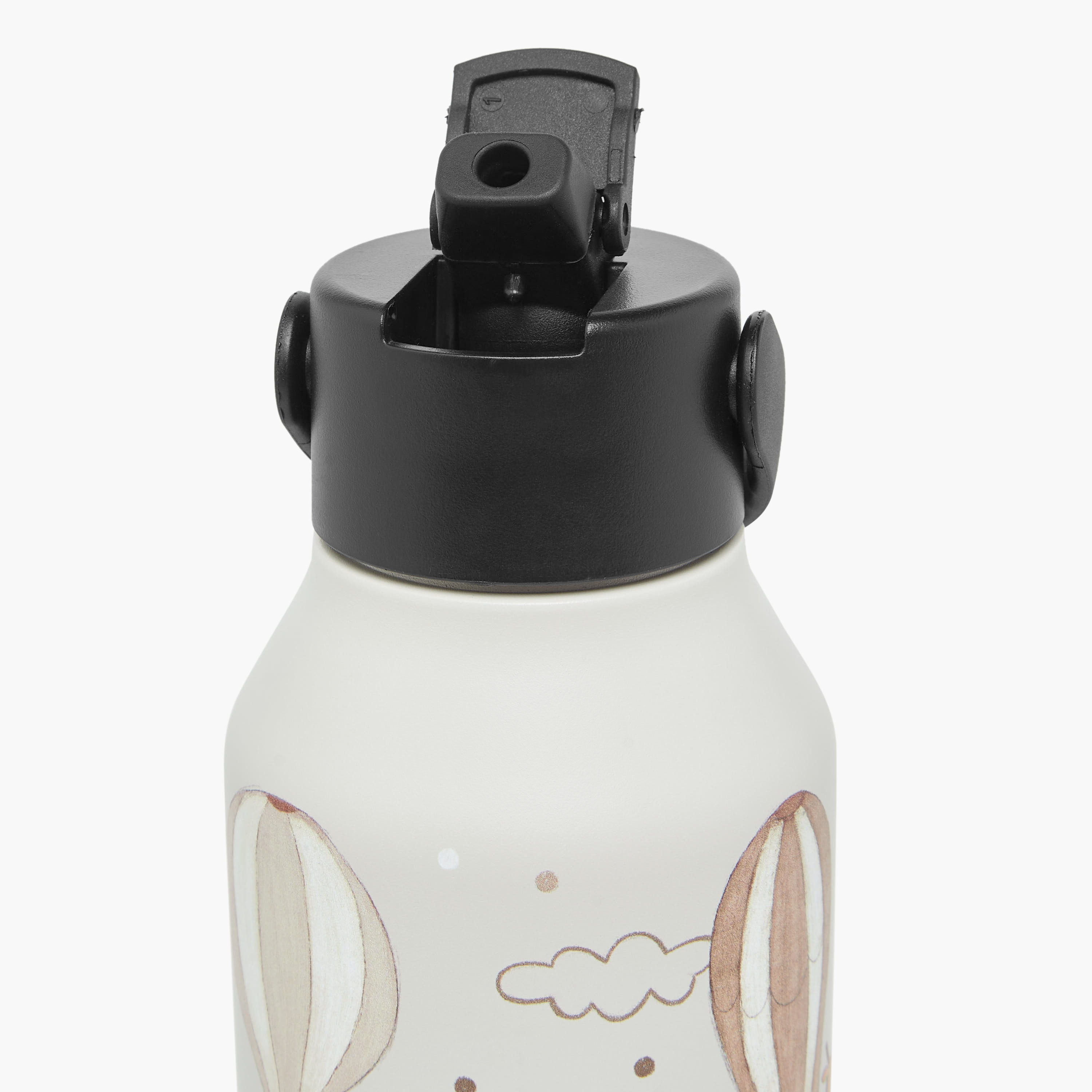 Cambrass Safari Print Stainless Steel Sipper Water Bottle with Cleaning Brush - 350 ml-baby-feeding-mealtimeessentials-image-4
