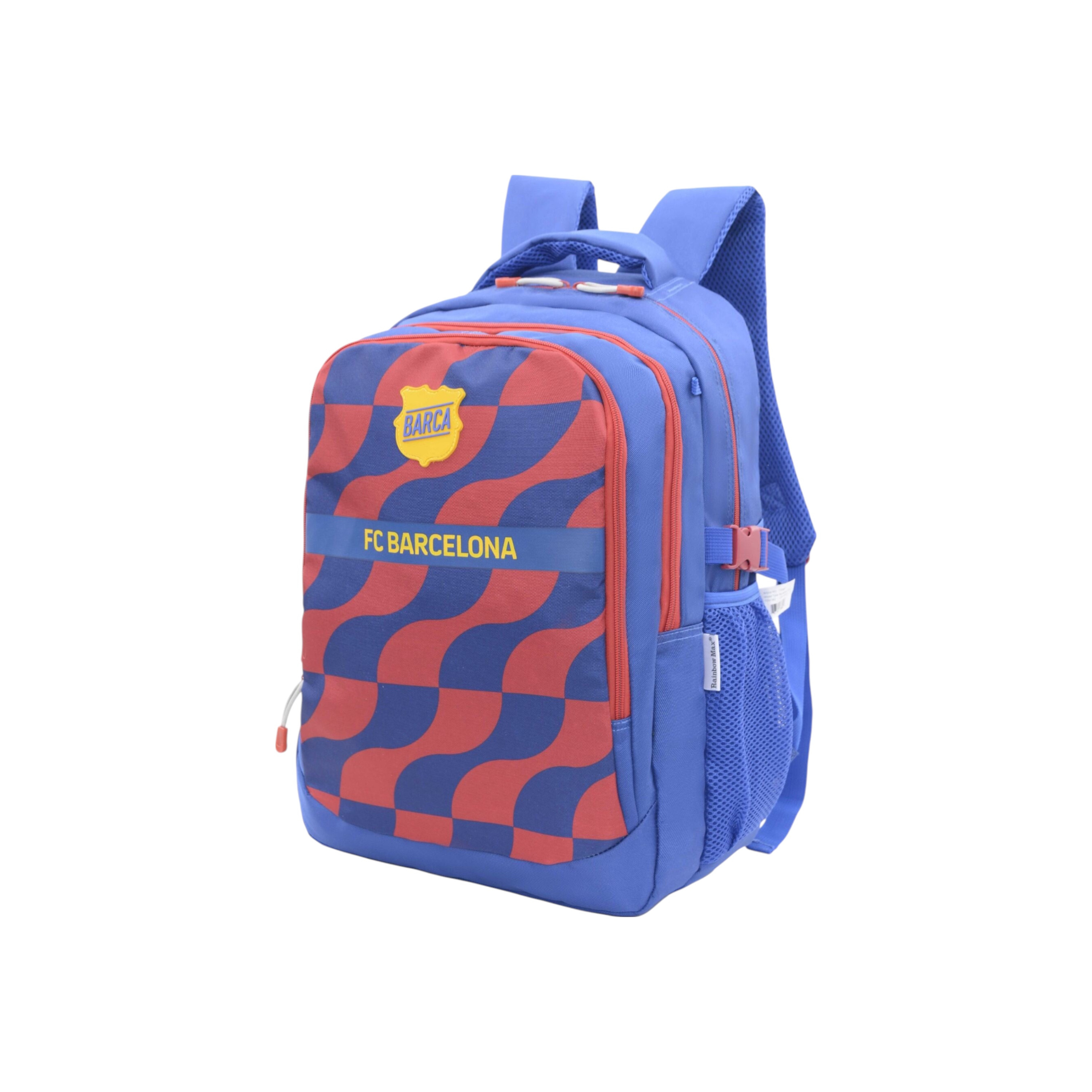 شنطة ظهر بطبعات نادي برشلونة مع حمالات قابلة للتعديل وسحاب إغلاق - 6×12×21 سم-school-bagsandbackpacks-backpacks-image-2