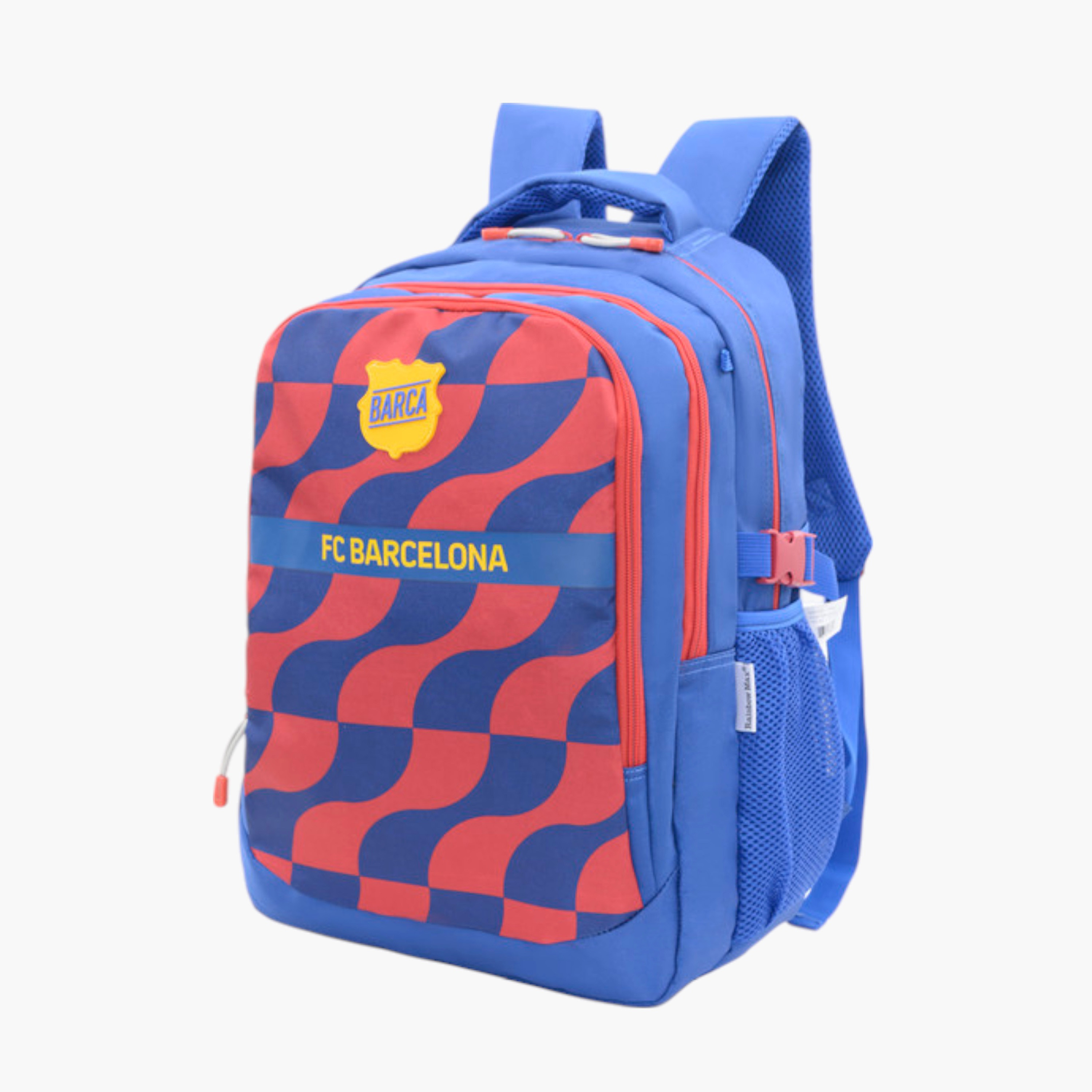 شنطة ظهر مدرسية بطبعات نادي برشلونة مع حمّالات كتف قابلة للتعديل - 12×21 سم-school-bagsandbackpacks-backpacks-image-2