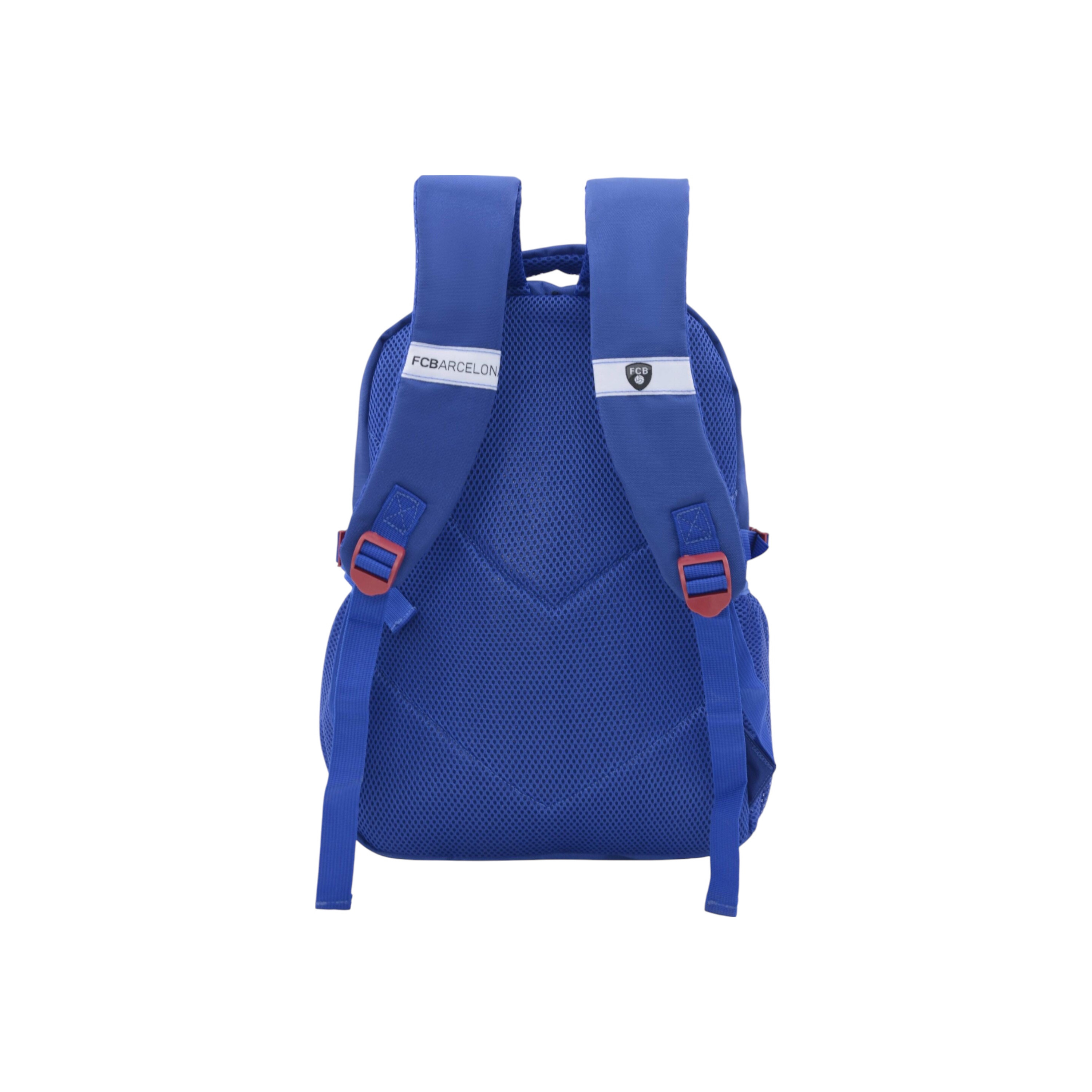 شنطة ظهر بطبعات نادي برشلونة مع حمالات قابلة للتعديل وسحاب إغلاق - 6×12×21 سم-school-bagsandbackpacks-backpacks-image-3